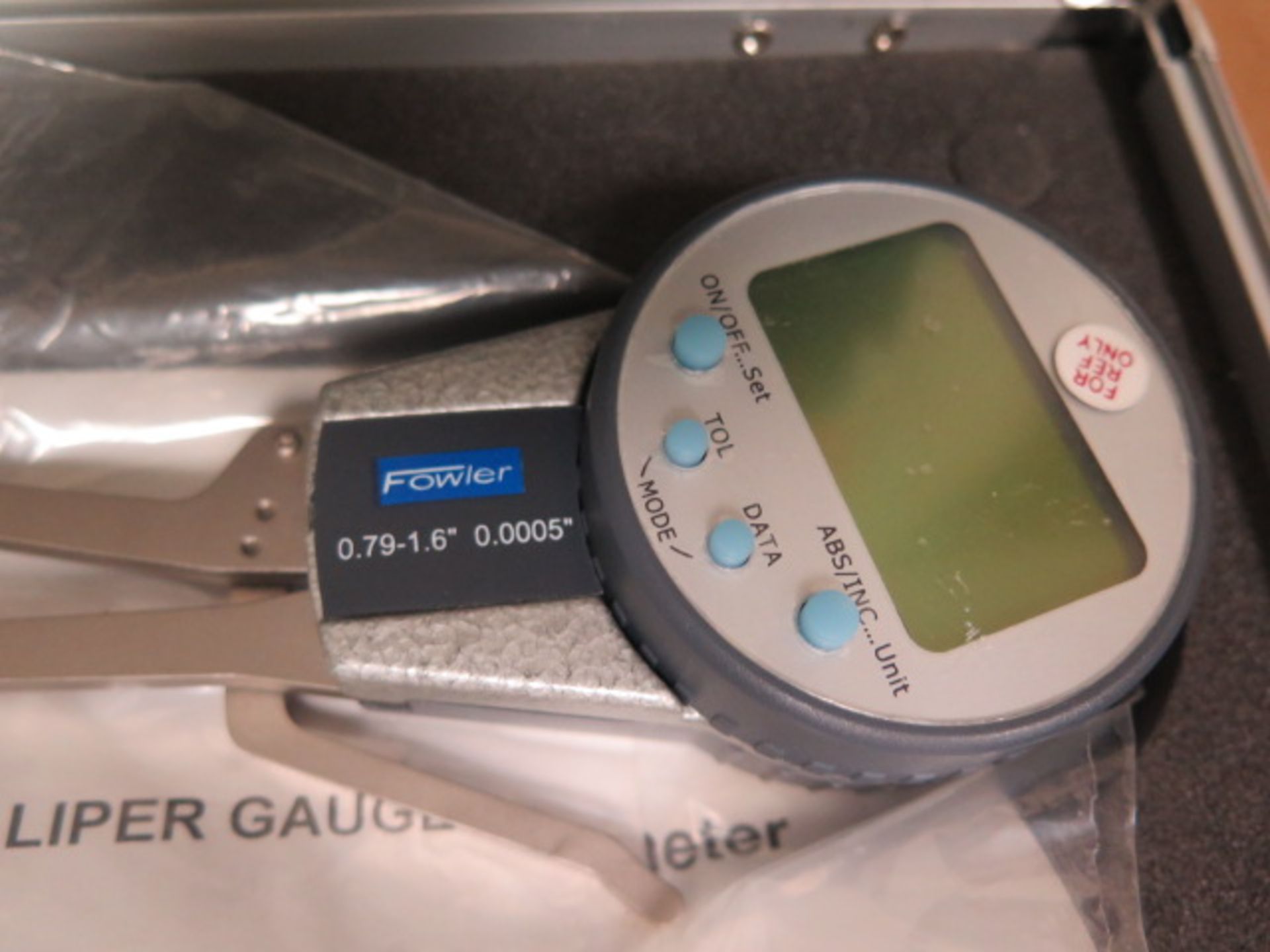 Fowler .79”-1.6” Digital Caliper Gage (SOLD AS-IS - NO WARRANTY) - Image 4 of 4