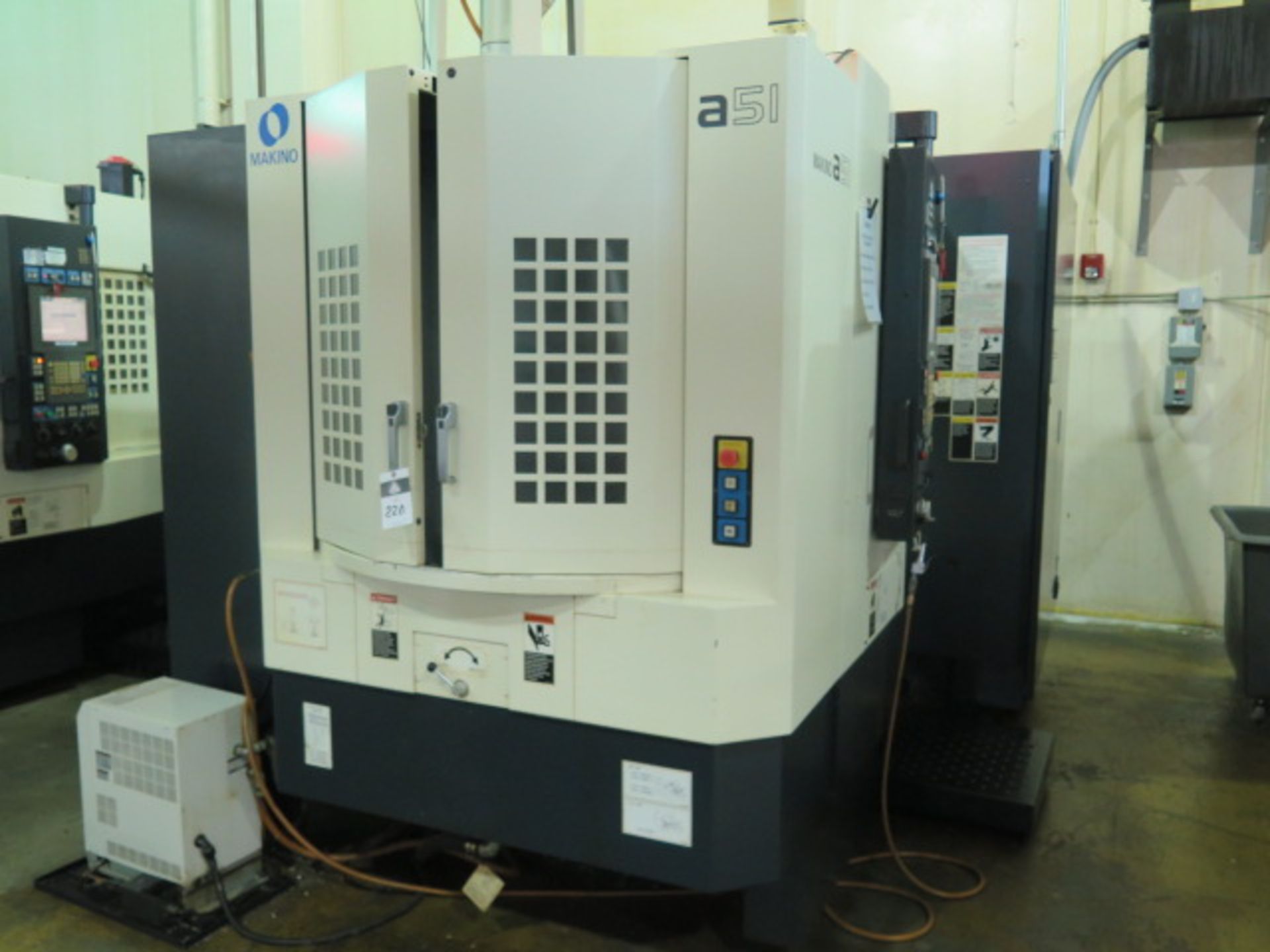 Makino a51 2-Pallet 4-Axis CNC HMC s/n 1616 w/ Makino “Professional 5 Control, SOLD AS IS - Image 2 of 33