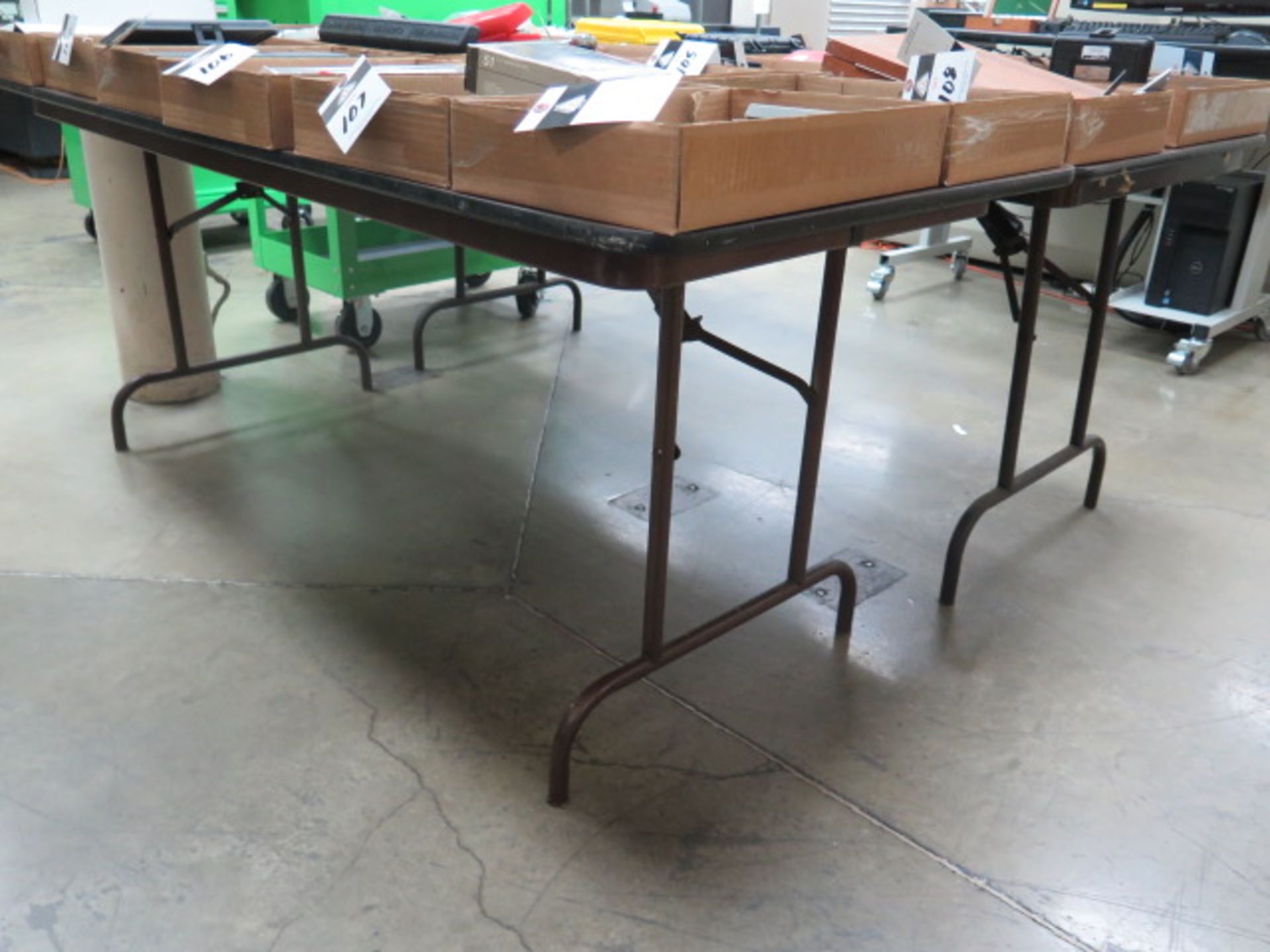 Wood Folding Tables (2) (SOLD AS-IS - NO WARRANTY) - Image 3 of 4