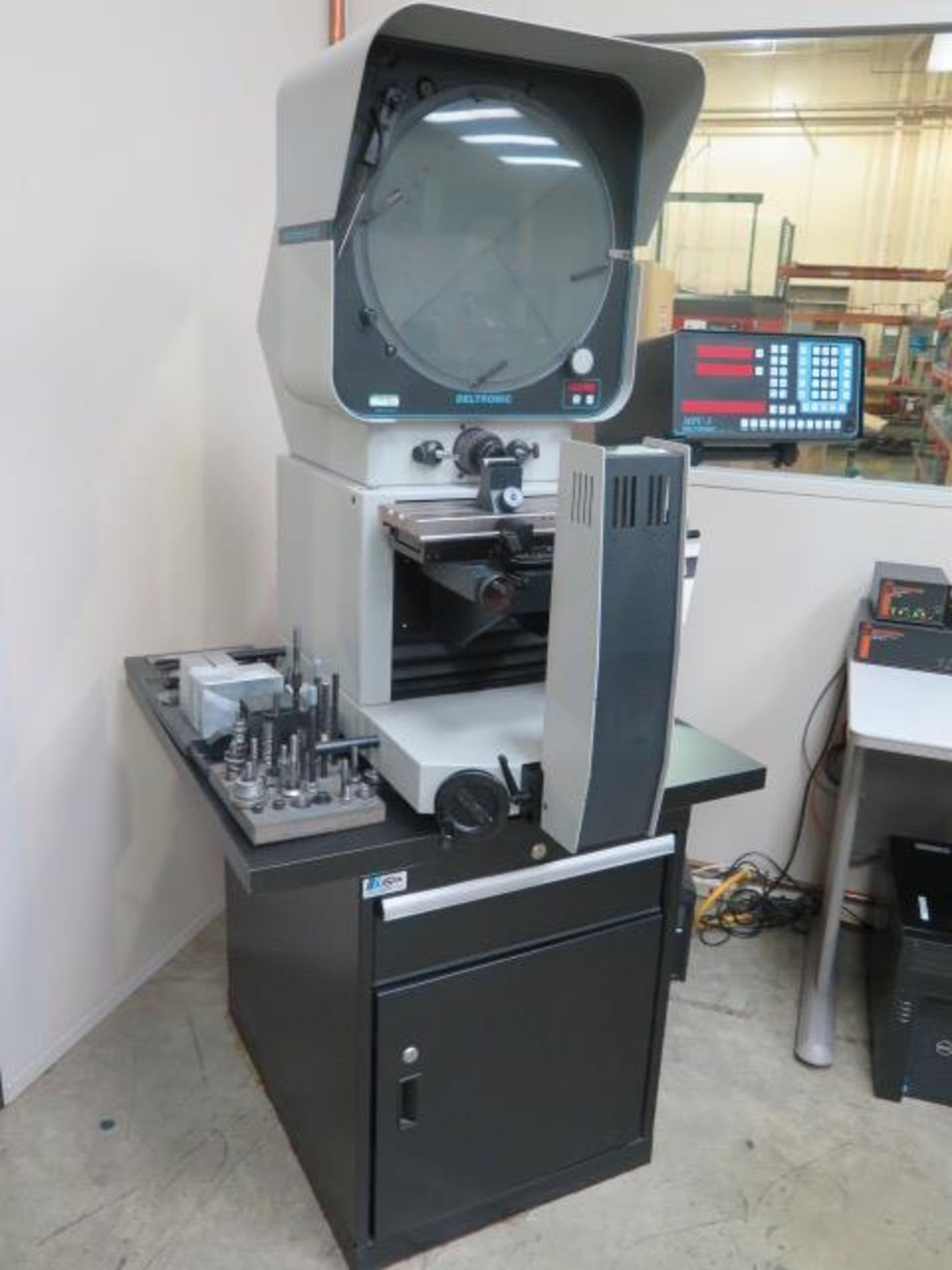 Deltronic DH216-MPC5 15” Optical Comparator s/n 389045807 w/ MPC-5 Programmable DRO, SOLD AS IS - Image 3 of 13