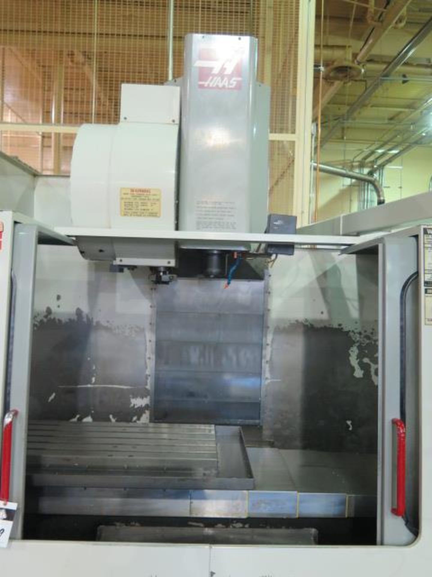 1999 Haas VF-4 CNC VMC s/n 18376 w/ Haas Controls, 24-Station Side Mount,Cat 40, SOLD AS IS - Image 4 of 14
