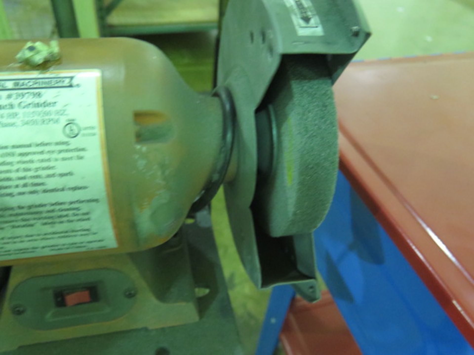 Central Machinery 8" Pedestal Grinder (SOLD AS-IS - NO WARRANTY) - Image 3 of 4