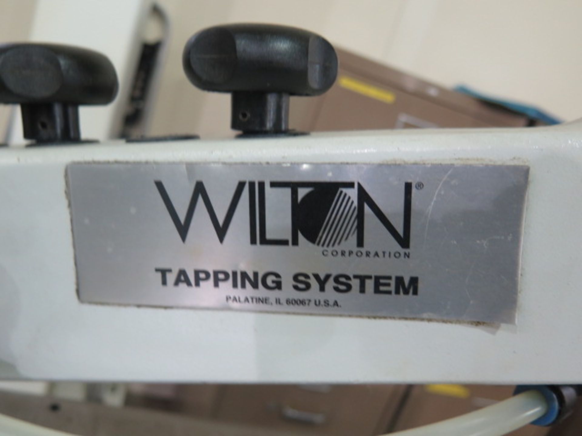 Wilton Pneumatic Tapping Arm w/ 30” x 43” Rolling Steel Table (SOLD AS-IS - NO WARRANTY) - Image 8 of 9