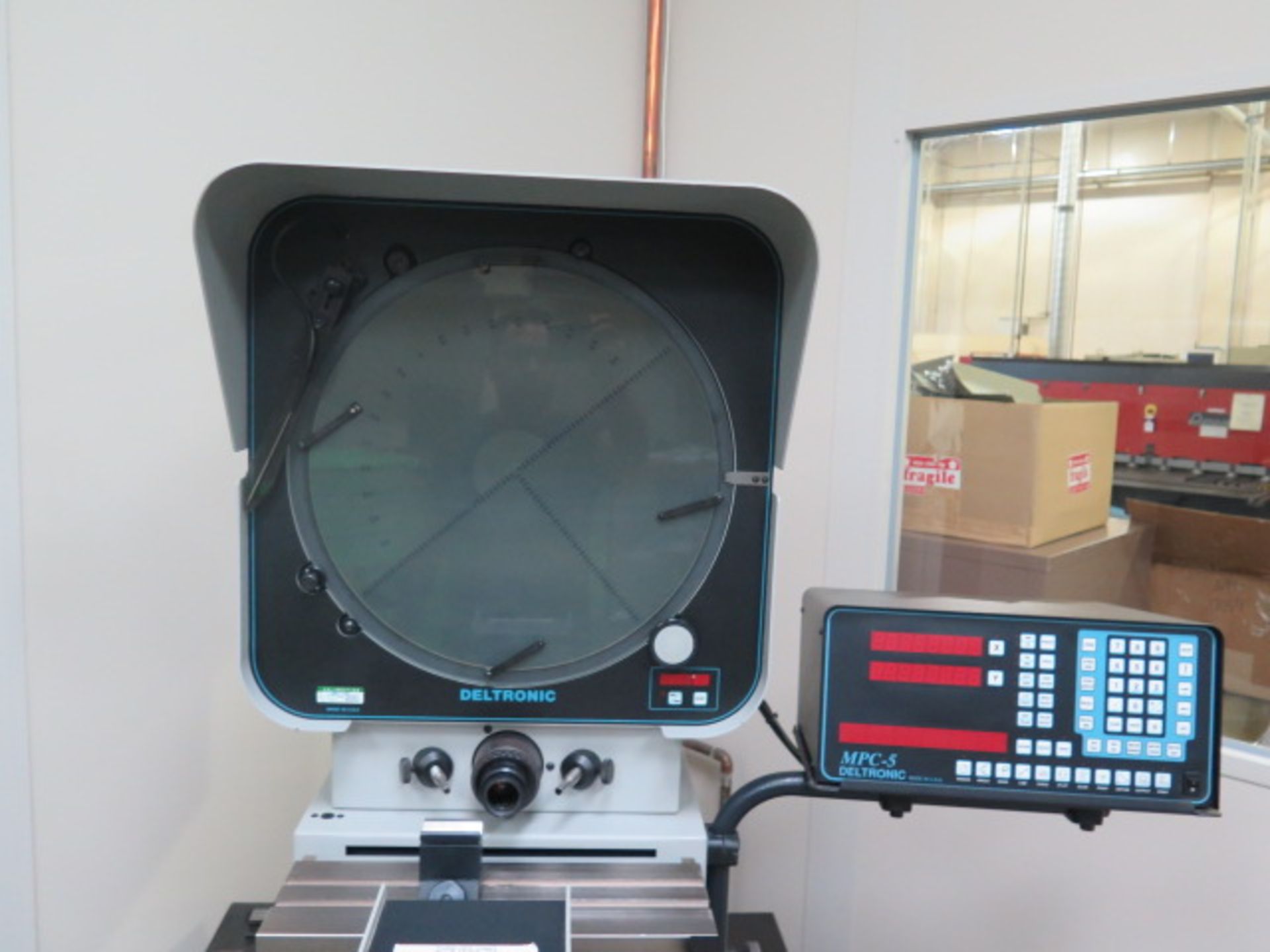 Deltronic DH216-MPC5 15” Optical Comparator s/n 389045807 w/ MPC-5 Programmable DRO, SOLD AS IS - Image 4 of 13