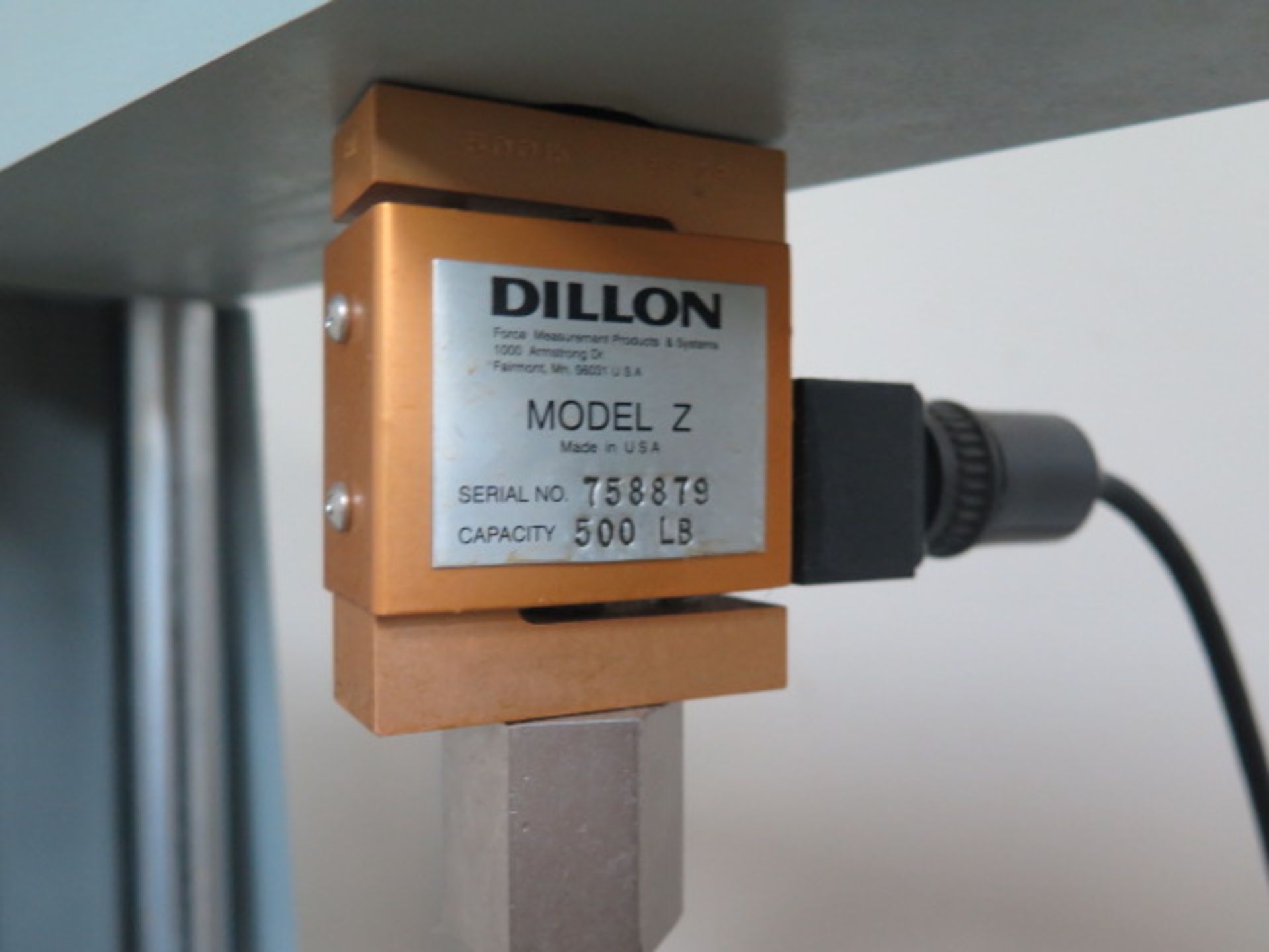 Weigh-Tronix / Dillon DMT Tensile Testing Machine s/n 99013 w/ Wizard Programmable force, SOLD AS IS - Image 6 of 9