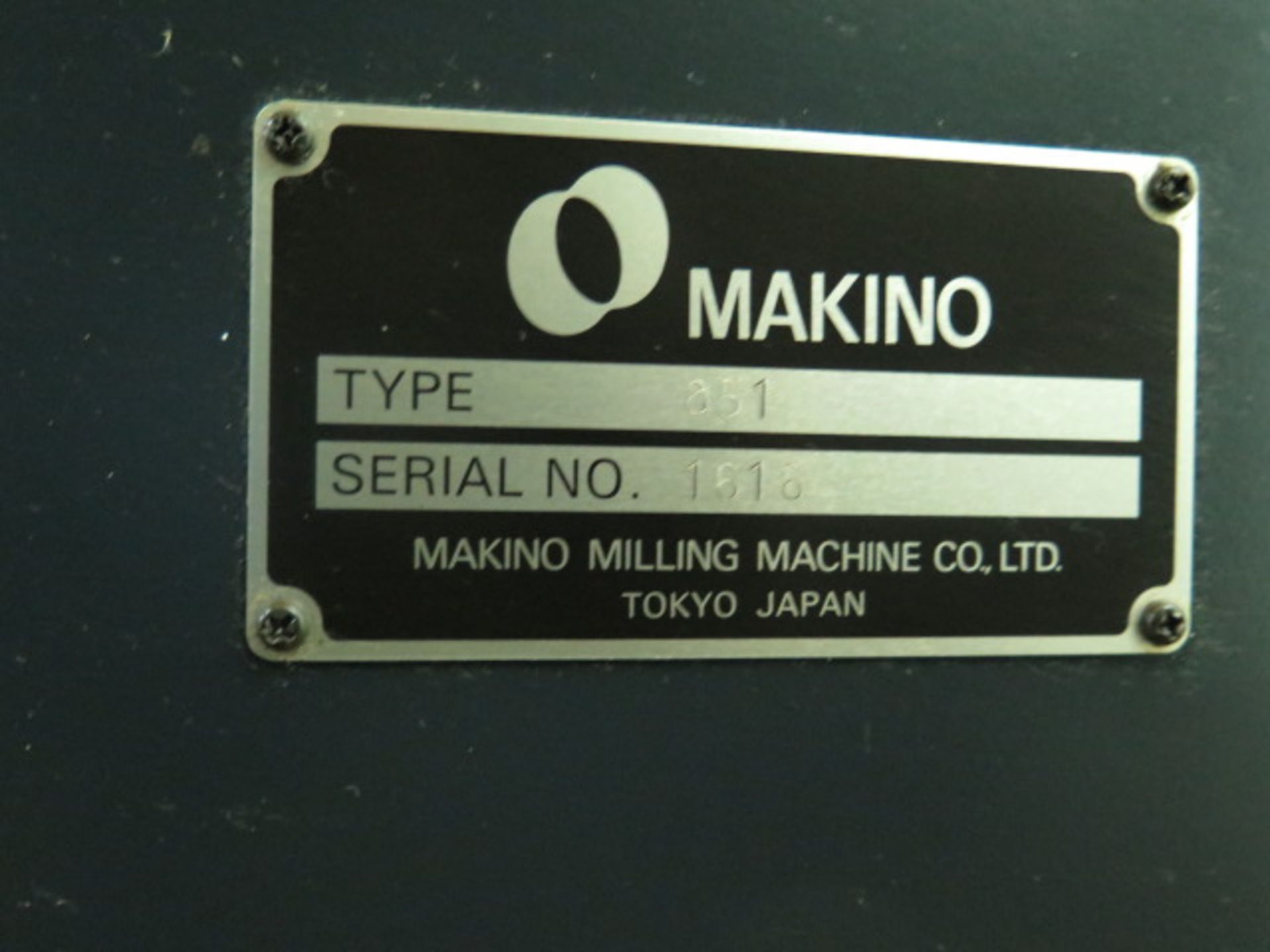 Makino a51 2-Pallet 4-Axis CNC HMC s/n 1616 w/ Makino “Professional 5 Control, SOLD AS IS - Image 32 of 33