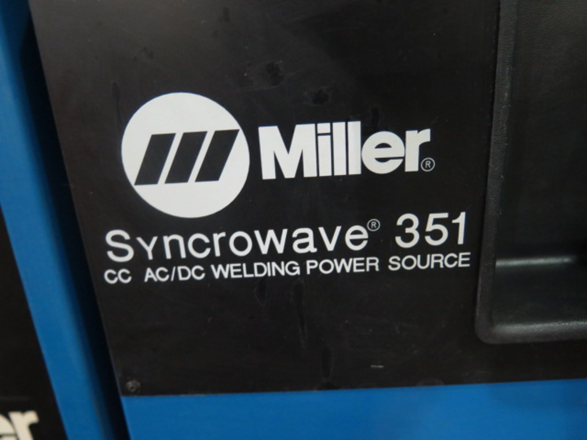 Miller Syncrowave 351 CC-AC/DC Arc WSelding Power Source s/n KD444694 w/ MillerWatermate, SOLD AS IS - Image 6 of 6