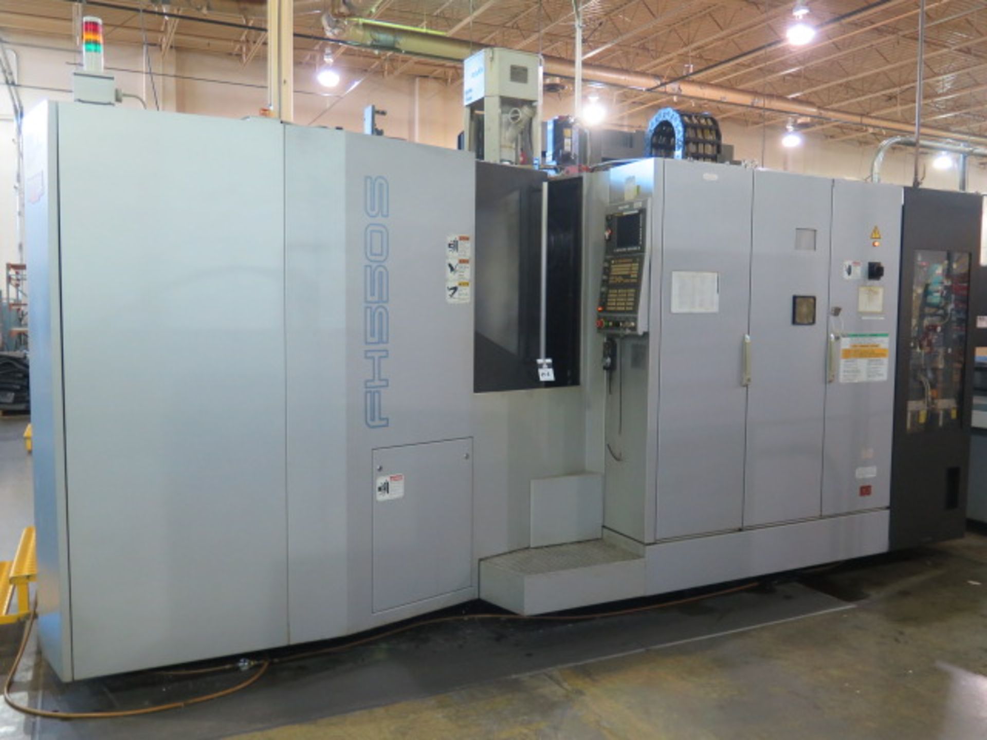 2004 Toyoda FH550S 2-Pallet 4-Axis CNC HMC s/n NS 0569 w/ Fanuc Series 30i, SOLD AS IS