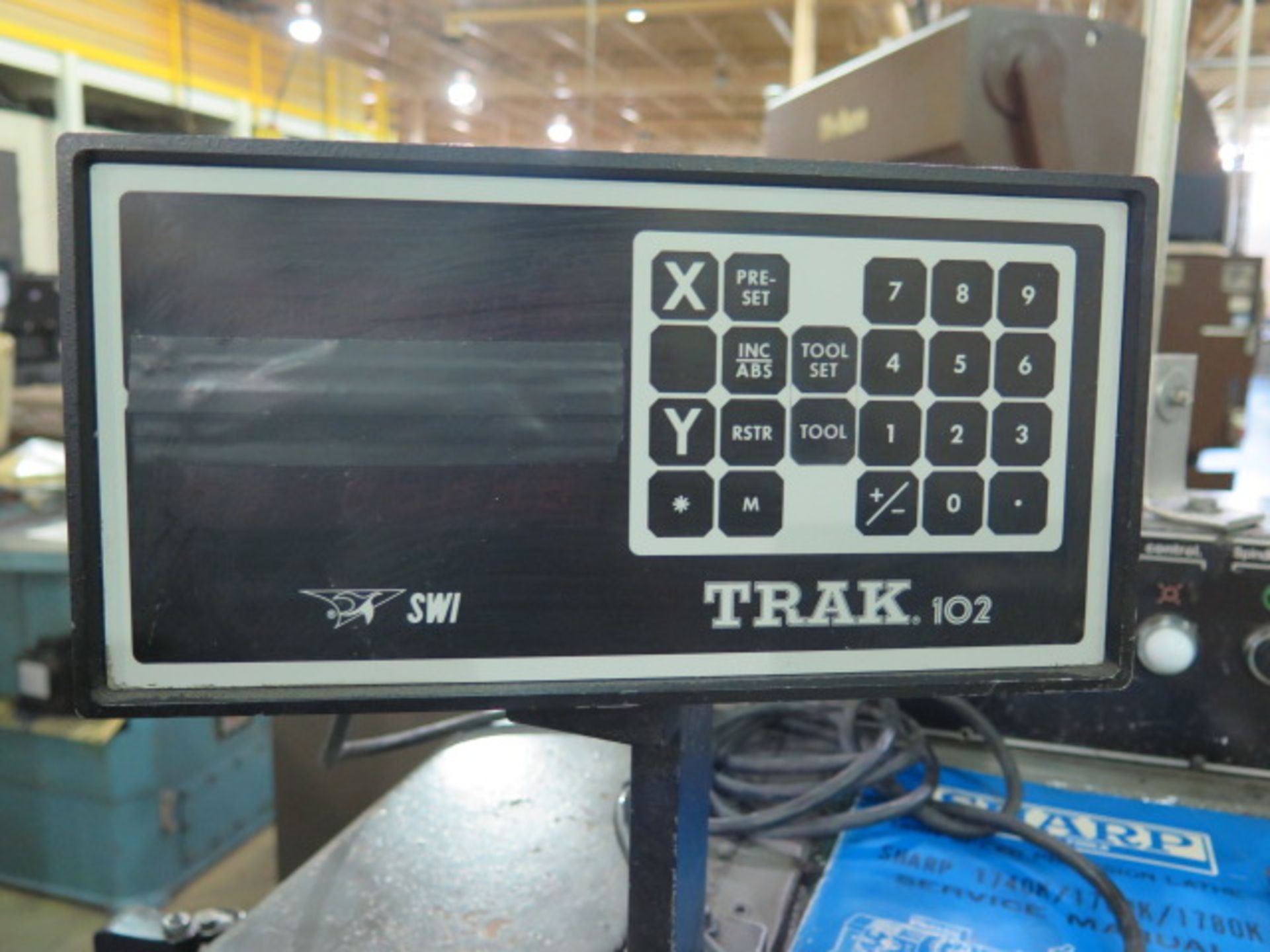 Sharp 1740K 17” x 40” Geared Head Gap Bed Lathe s/n 76002 w/ Trak 102 DRO, 50-1800 RPM, SOLD AS IS - Image 12 of 18