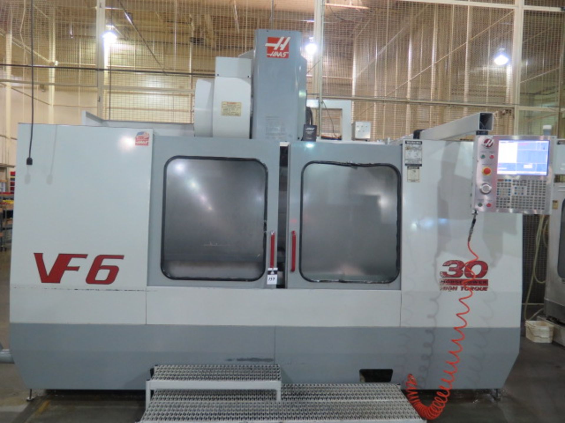 1999 Haas VF-6 CNC VMC s/n 18430 w/ Haas Controls, 24-Station Side Mount, Cat 40, SOLD AS IS