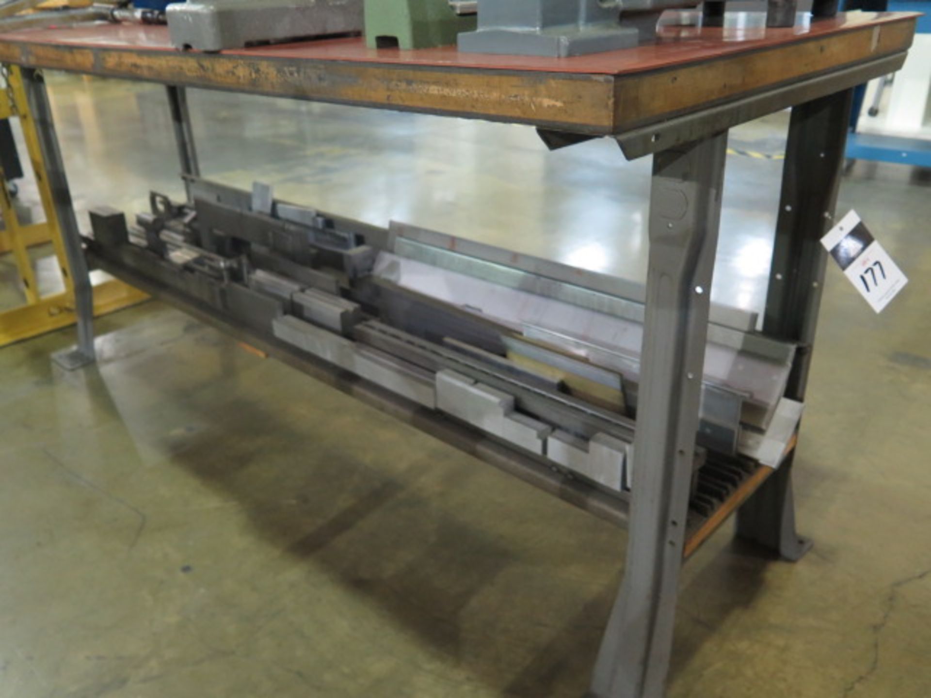 Custom Press Brake Dies w/ Work Bench (SOLD AS-IS - NO WARRANTY)