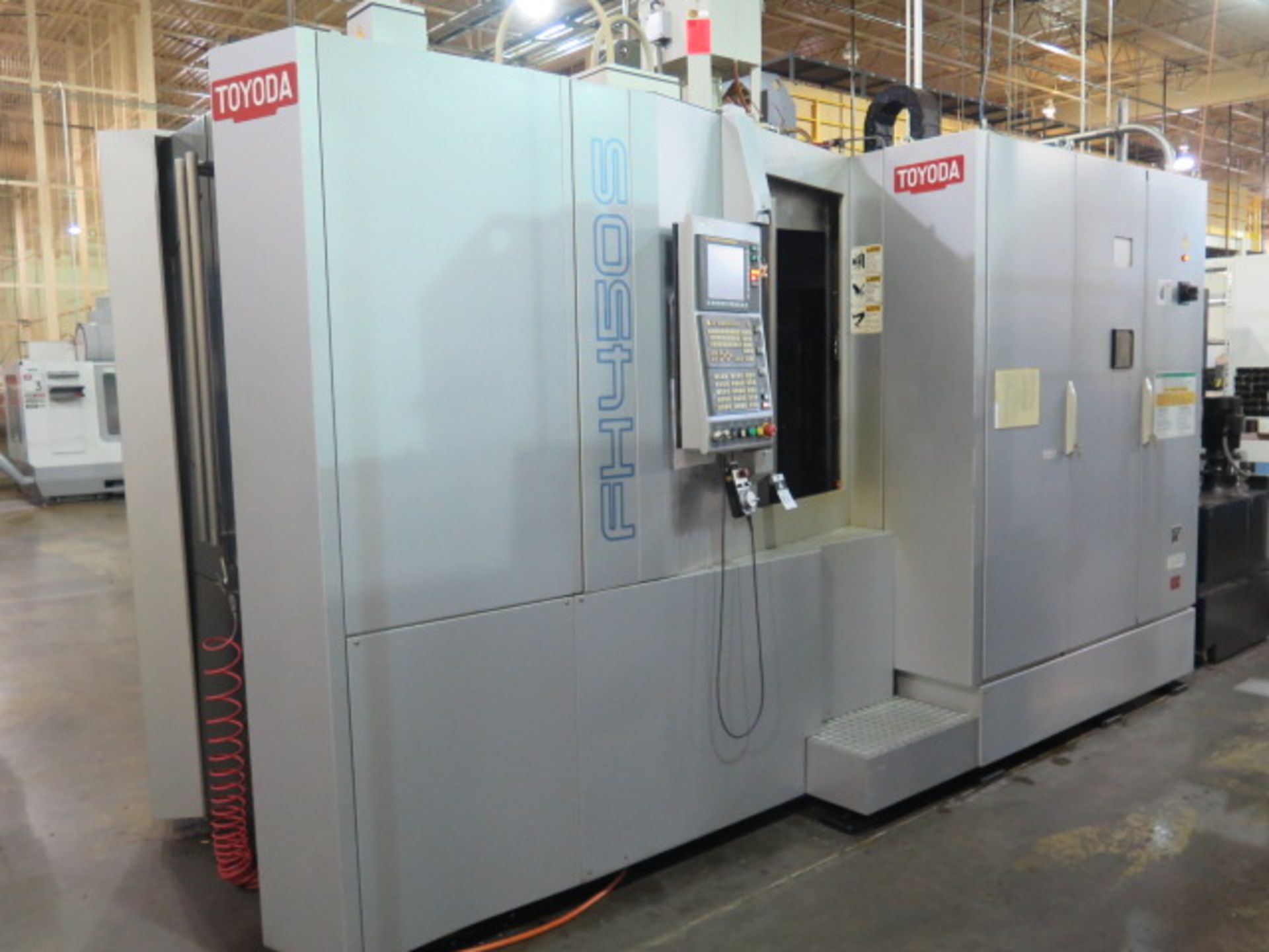 2007 Toyoda FH450S 2-Pallet 4-Axis CNC HMC s/n NS2141 w/ Fanuc Series 31i, SOLD AS IS