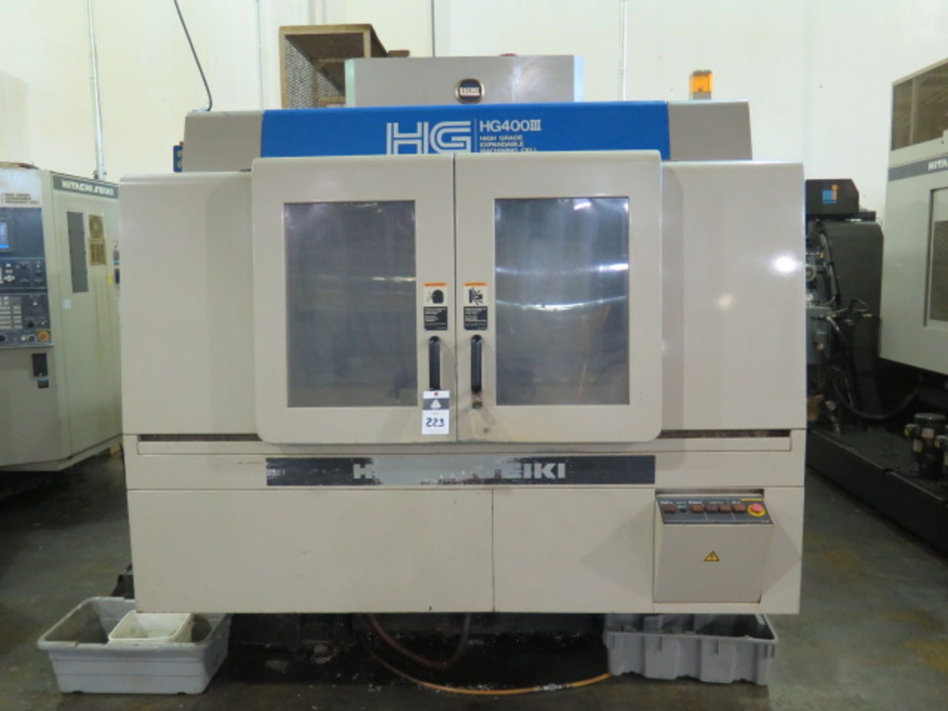 Hitachi Seiki HG400 III 2-Pallet 4-Axis CNC Horizontal Machining Center s/n HG43648 w/ SOLD AS IS - Image 12 of 26