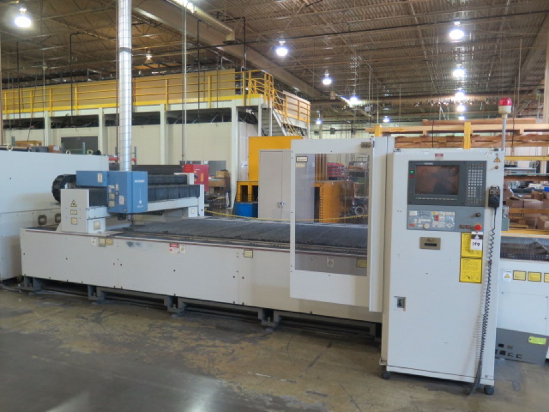 1997 Mitsubishi 3015 LXP 5’ x 10’ 2-Shuttle CNC Laser Contour Machine s/n LH44284 w/ SOLD AS IS - Image 2 of 36