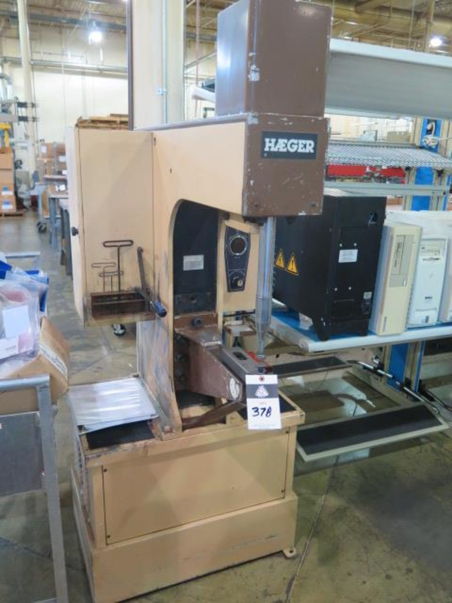 Haeger 6 Ton 18” Hardware Insertion Press w/ Foot Control (SOLD AS-IS - NO WARRANTY) - Image 2 of 10