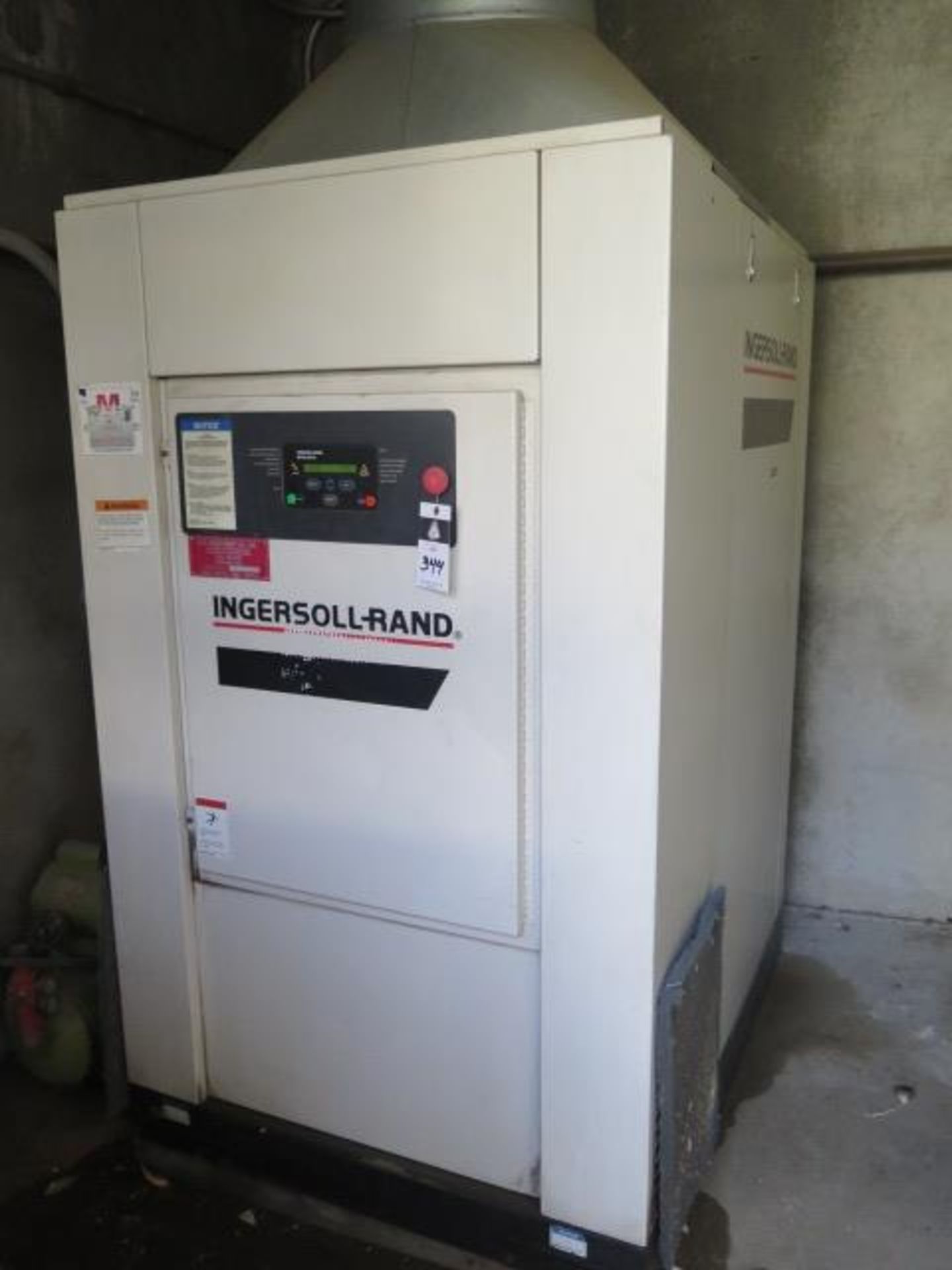 Ingersoll Rand SSR-EP50SE 50Hp Rotary Air Comp s/n G8221U99341 w/ Intellisys Controls, SOLD AS IS