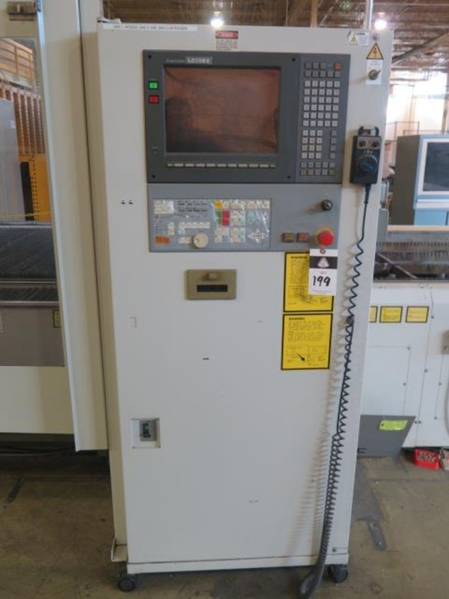 1997 Mitsubishi 3015 LXP 5’ x 10’ 2-Shuttle CNC Laser Contour Machine s/n LH44284 w/ SOLD AS IS - Image 15 of 36