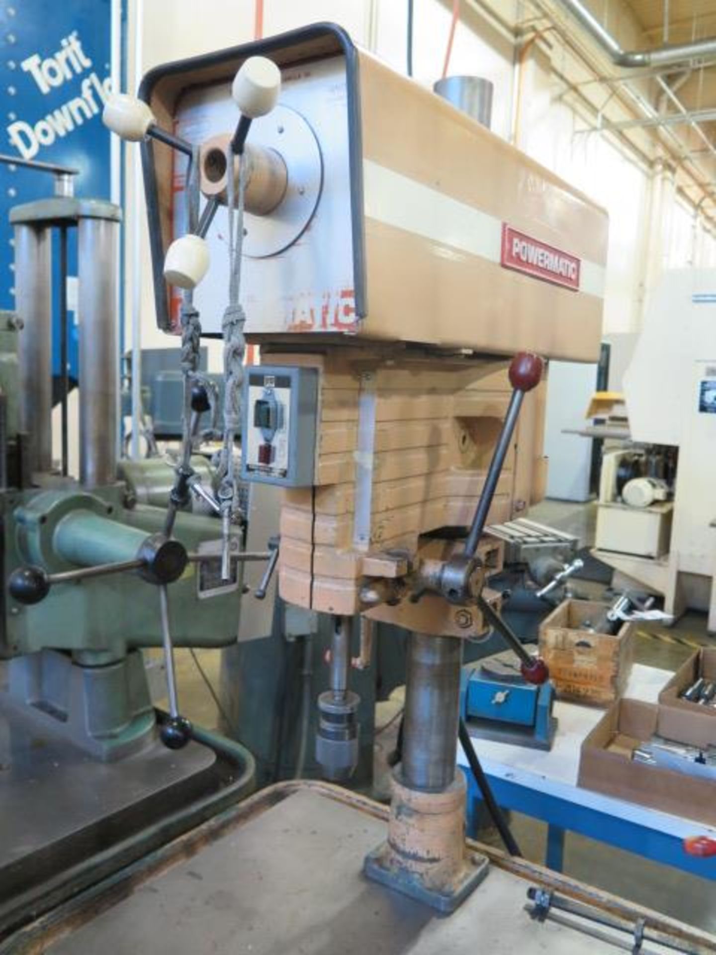 Powermatic 3-Head Gang Drill Press w/ (3) Variable Speed Heads, 65” x 20” Table (SOLD AS-IS - NO - Image 4 of 8