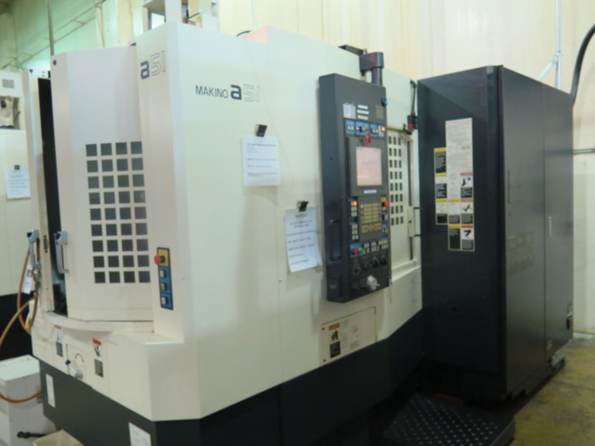 Makino a51 2-Pallet 4-Axis CNC HMC s/n 1615 w/ Makino “Professional 5 Control, SOLD AS IS - Image 2 of 30