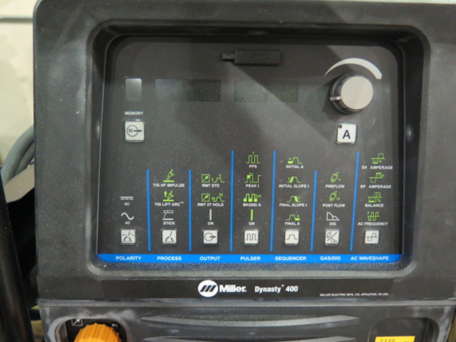 Miller Dynasty 400 Arc Welding Power Source s/n MH490776L w/ Wireless Foot Control, SOLD AS IS - Image 7 of 8