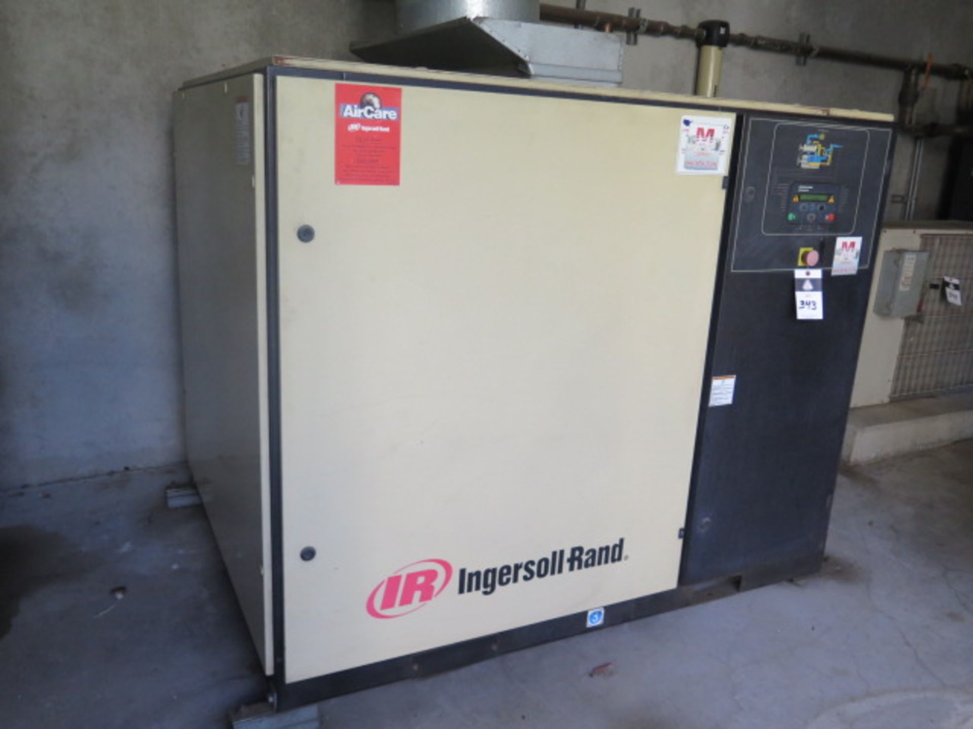 Ingersoll Rand EP50-PE125PSI 50Hp Rotary Air Comp s/n PG1363U05034 w/ Intellisys Controls,SOLD AS IS - Image 2 of 7