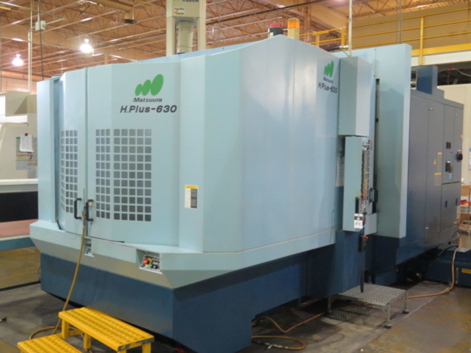 2005 Matsuura H.Plus-630 2-Pallet 4-Axis CNC HMC, Matsuura G-Tech 30I Control, s/n 16131 SOLD AS IS - Image 2 of 32