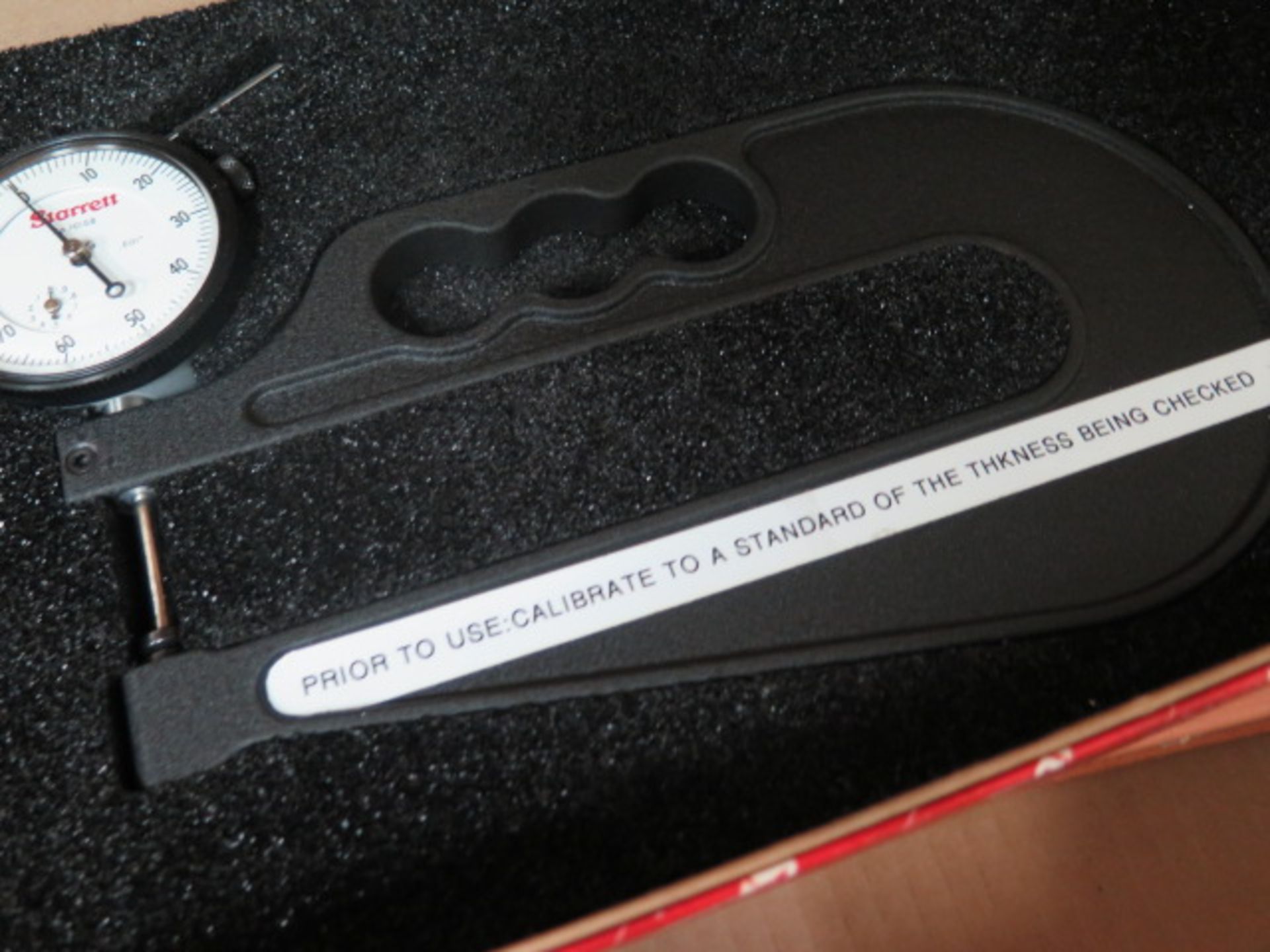 Starrett 0-1" x 6" Deep Throat Dial Snap Gage and Mitutoyo 0-6" Depth Mic (SOLD AS-IS - NO - Image 4 of 6