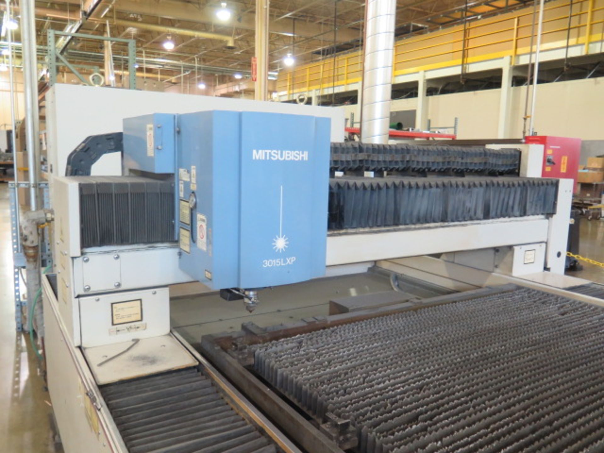 1997 Mitsubishi 3015 LXP 5’ x 10’ 2-Shuttle CNC Laser Contour Machine s/n LH44284 w/ SOLD AS IS - Image 4 of 36