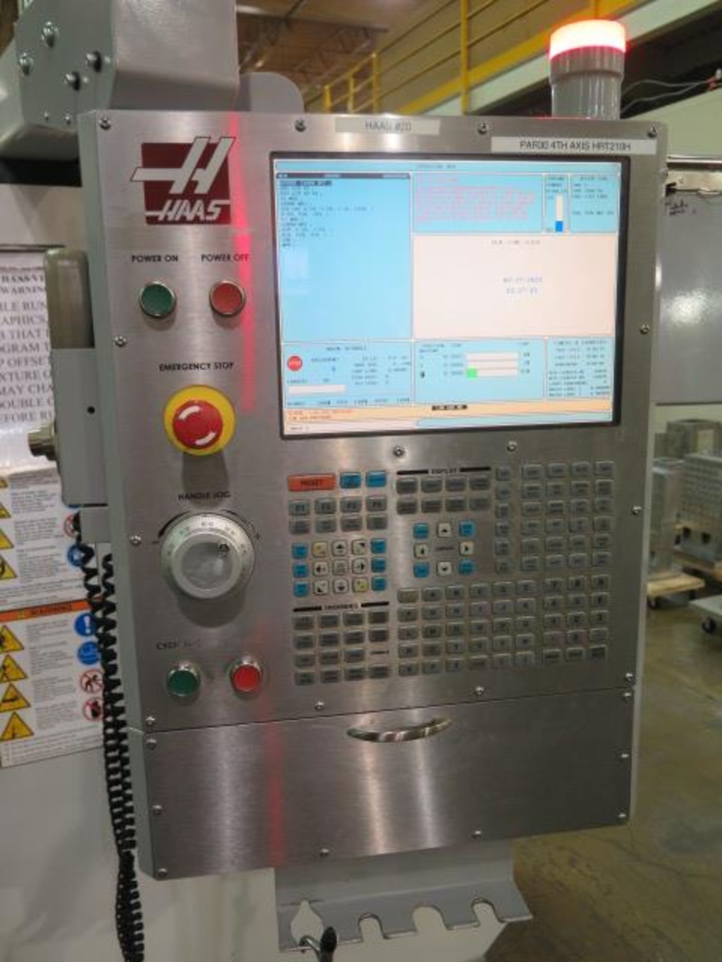 2008 Haas VF-3D 4-Axis CNC VMC s/n 1069502 w/ Haas Controls, Hand Wheel, 24-ATC, Cat 40, SOLD AS IS - Image 12 of 17