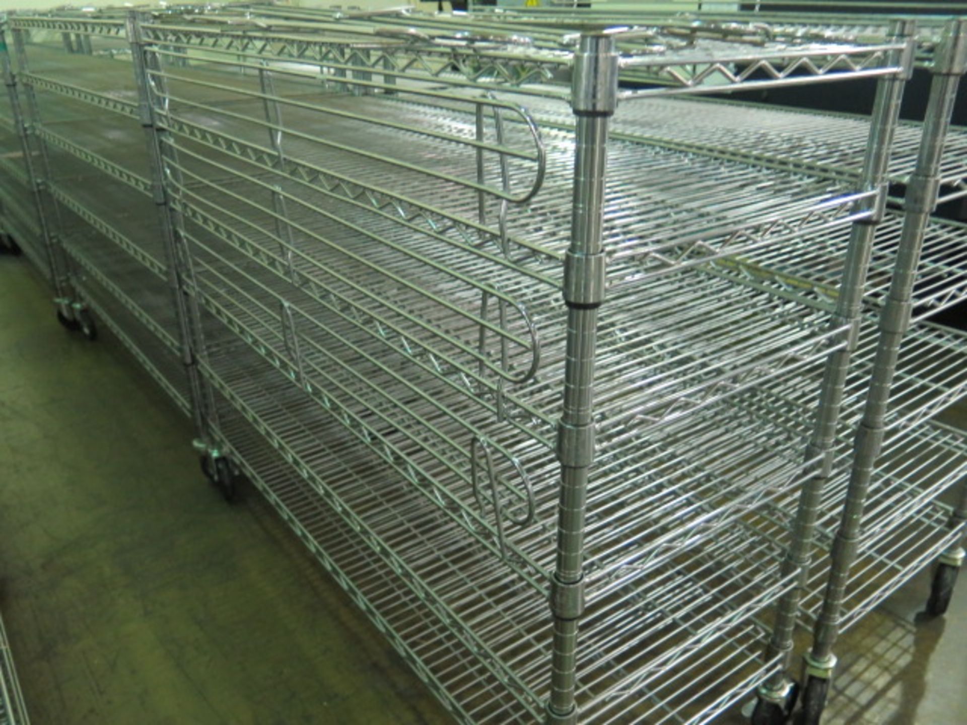 Rolling Wire Frame Shelves (8) (SOLD AS-IS - NO WARRANTY) - Image 7 of 7