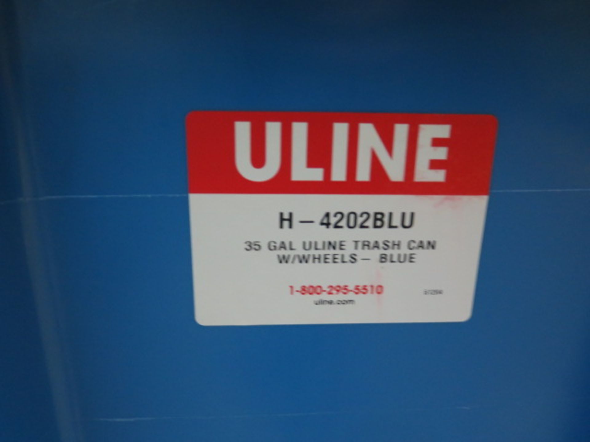 Uline Trash Cans (6) (SOLD AS-IS - NO WARRANTY) - Image 6 of 6