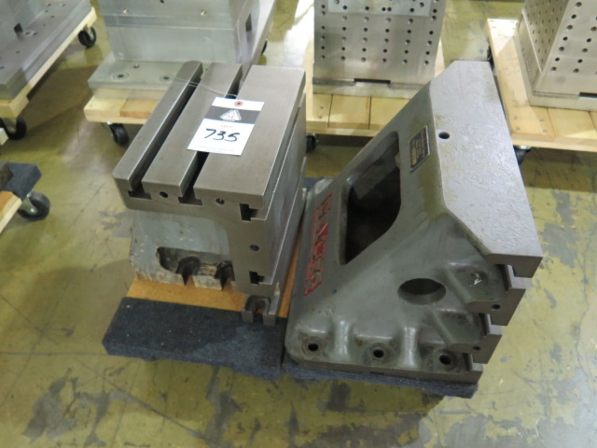 DeVlieg 16" x 12" x 12" and 12" x 12" x 8" Fixture Blocks (2) (SOLD AS-IS - NO WARRANTY) - Image 2 of 6