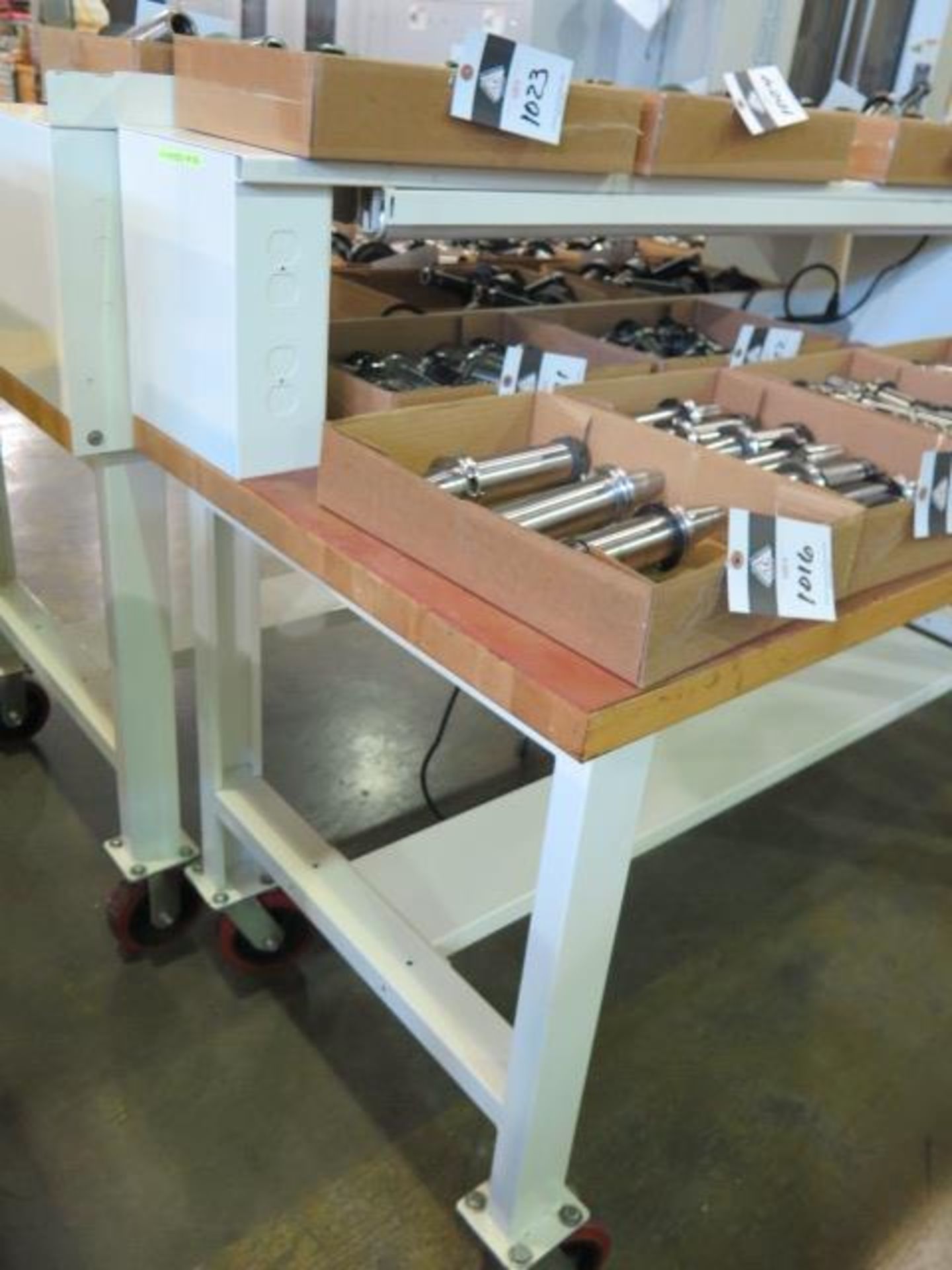 Heavy Duty Rolling Maple Top Work Benches (3) (SOLD AS-IS - NO WARRANTY) - Image 5 of 11