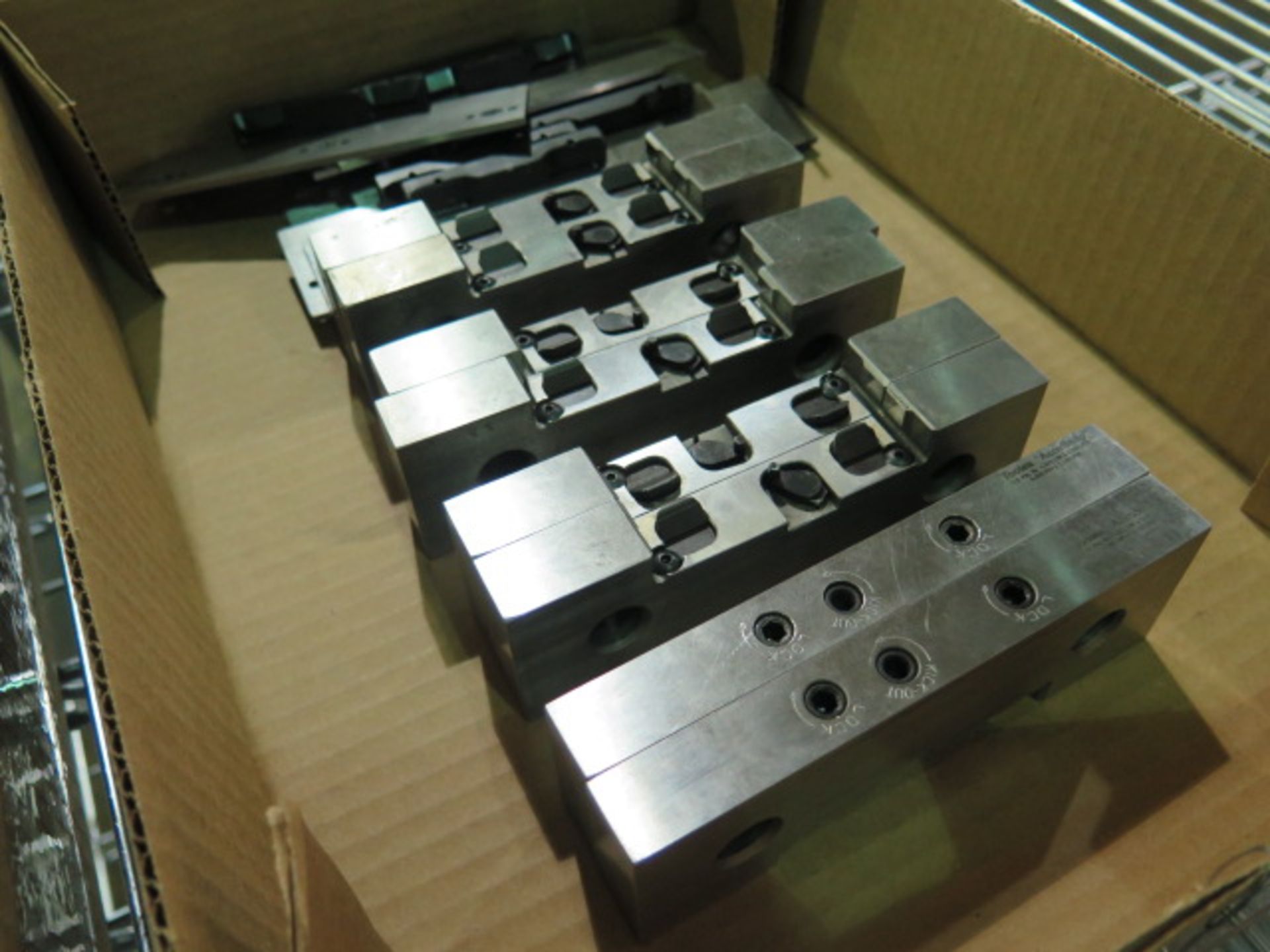 Toolex "Accu-Snap" 6" Master Jaw Sets (4) w/ Snap-In Parallel Sets (SOLD AS-IS - NO WARRANTY) - Image 3 of 6