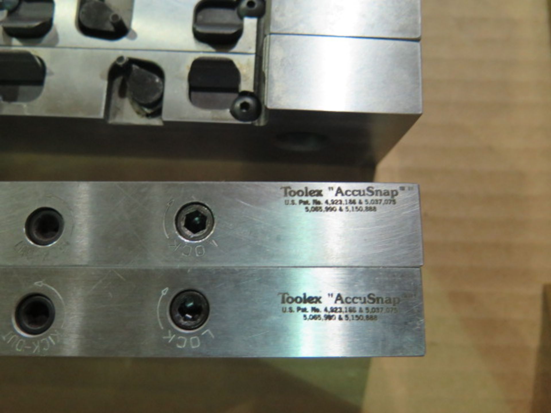 Toolex "Accu-Snap" 6" Master Jaw Sets (4) w/ Snap-In Parallel Sets (SOLD AS-IS - NO WARRANTY) - Image 6 of 6