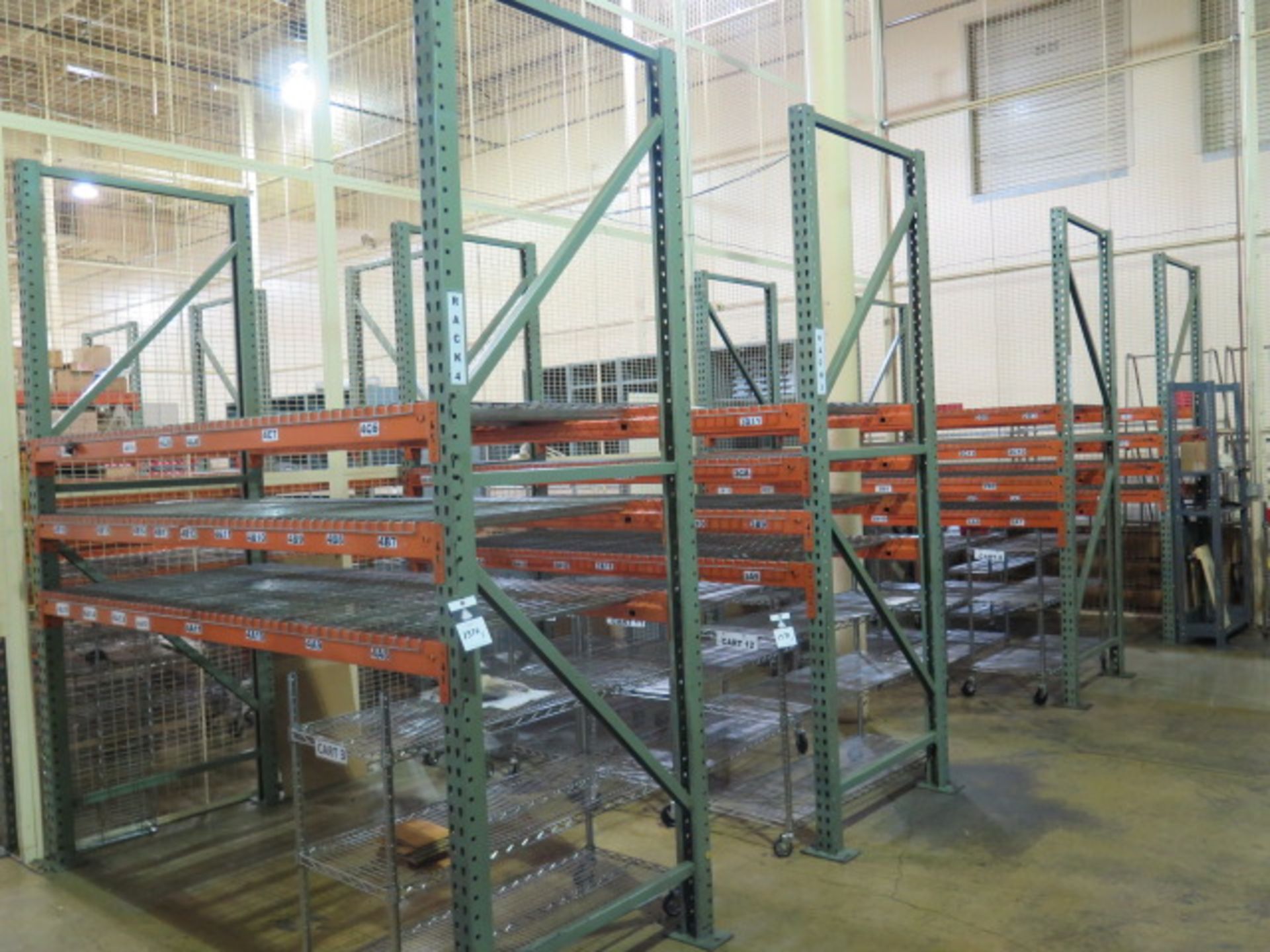 Sections of Pallet Racking (8) (SOLD AS-IS - NO WARRANTY)