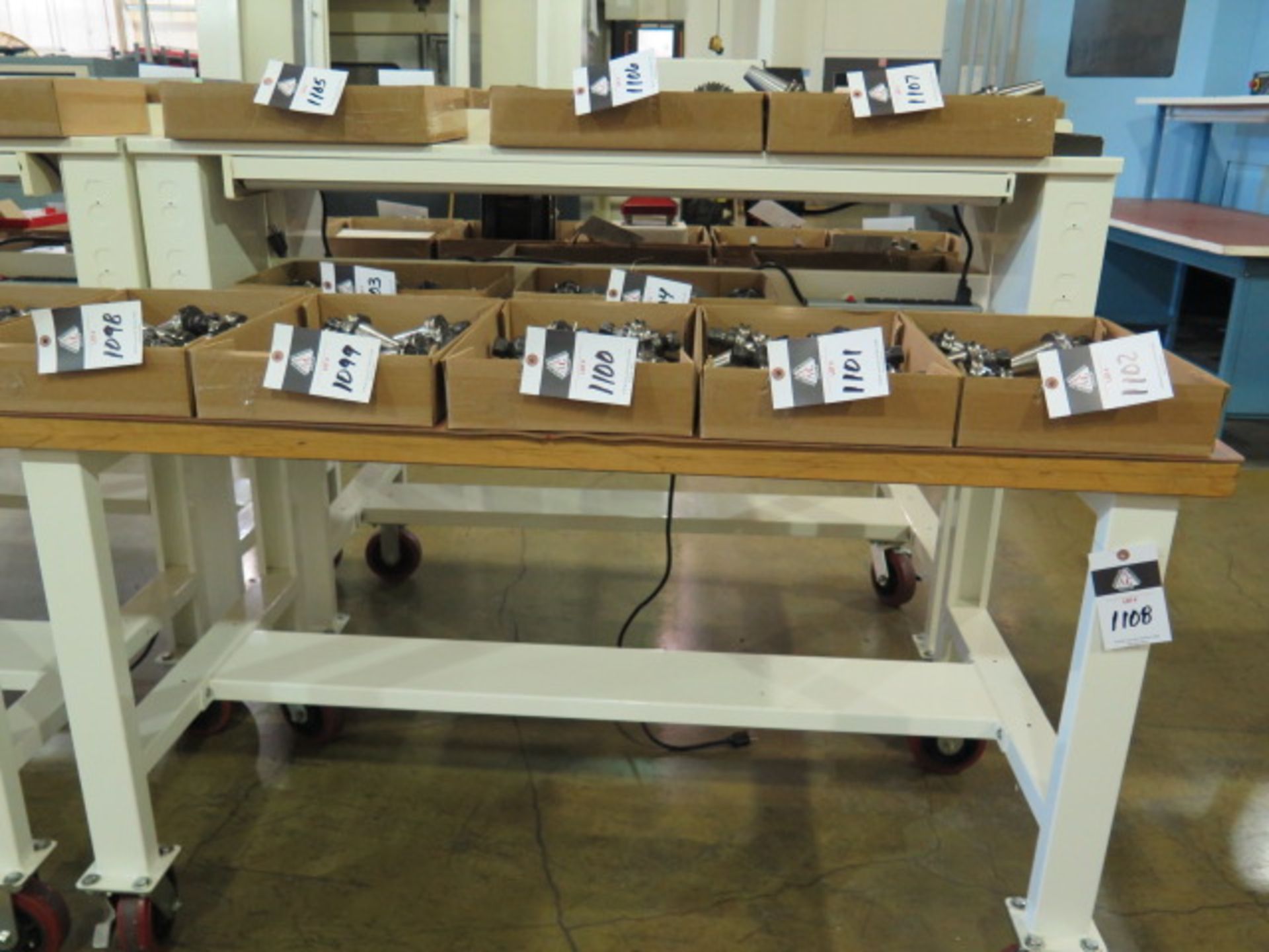 Heavy Duty Rolling Maple Top Work Benches (3) (SOLD AS-IS - NO WARRANTY) - Image 2 of 12