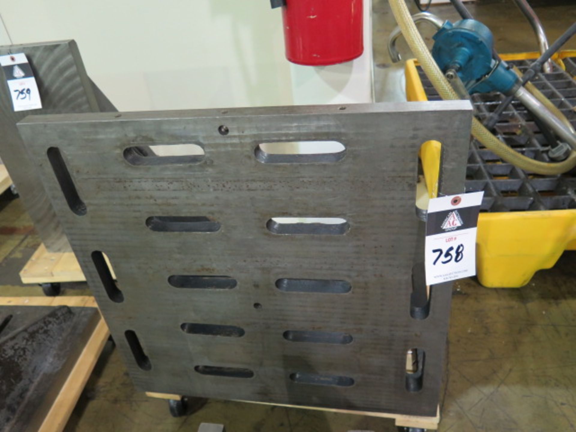 24" x 24" x 18" Angle Plate (SOLD AS-IS - NO WARRANTY)