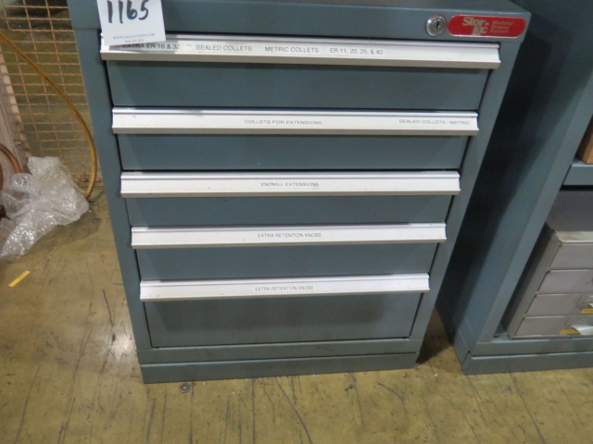Stor-Loc 5-Drawer Tooling Cabinet and Maple-Top Work Bench (SOLD AS-IS - NO WARRANTY) - Image 2 of 8