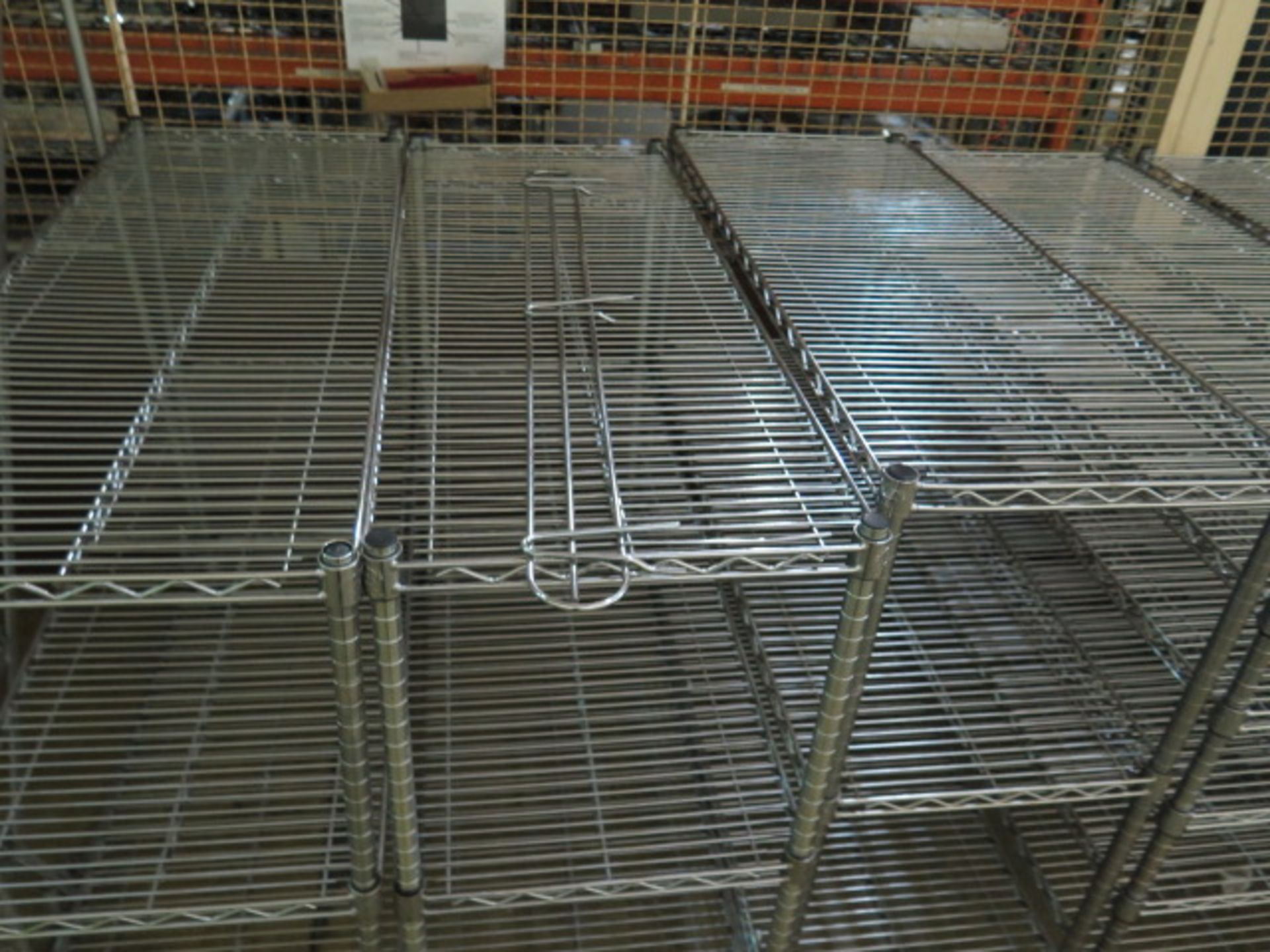 Rolling Wire Frame Shelves (7) (SOLD AS-IS - NO WARRANTY) - Image 6 of 6