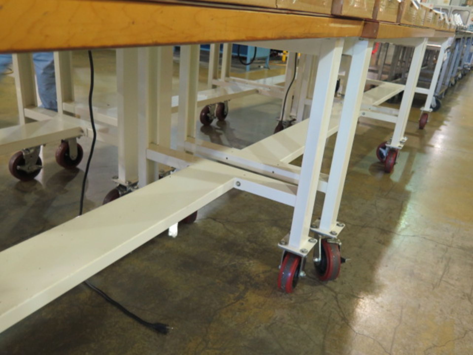 Heavy Duty Rolling Maple Top Work Benches (3) (SOLD AS-IS - NO WARRANTY) - Image 8 of 12