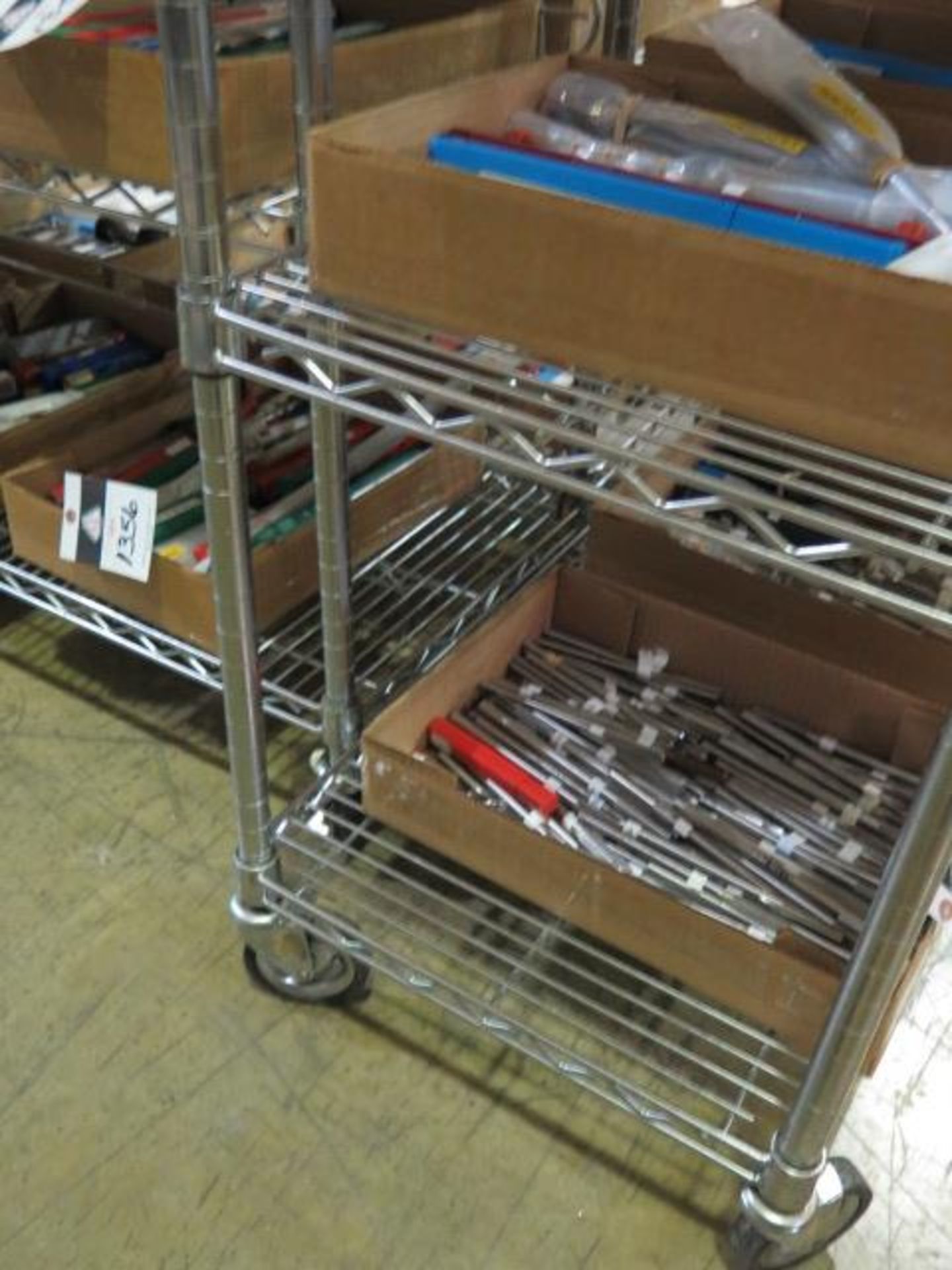 Rolling Wire Frame Shelves (6) (SOLD AS-IS - NO WARRANTY) - Image 2 of 7