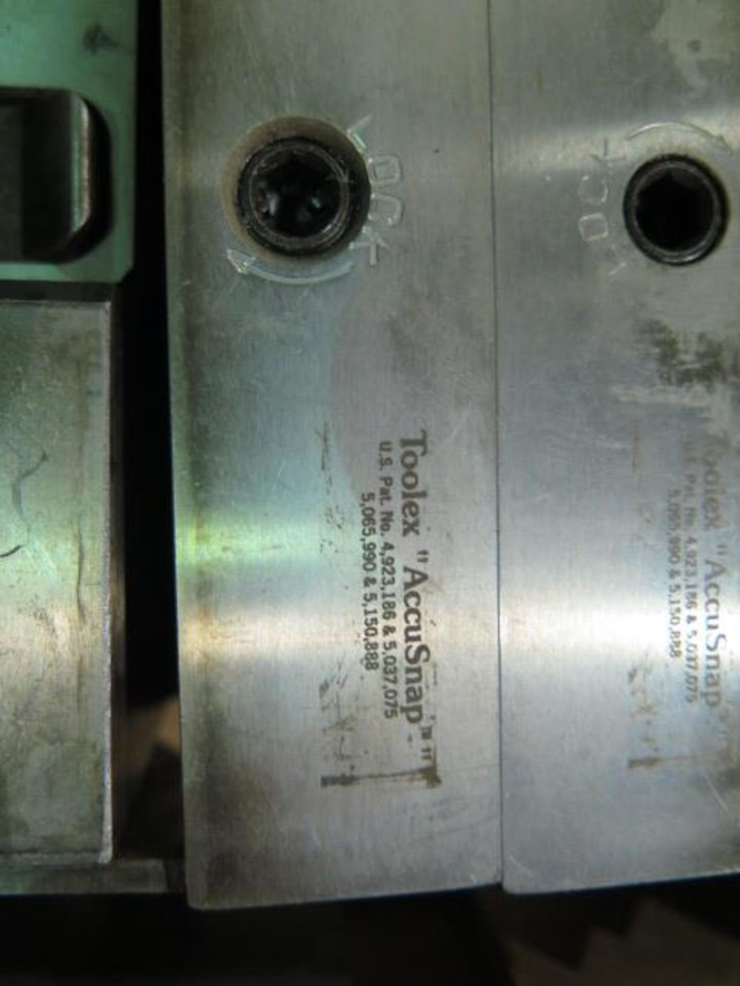 Toolex "Accu-Snap" 8" Master Jaw Sets (4) w/ Snap-In Parallel Sets (SOLD AS-IS - NO WARRANTY) - Image 5 of 5