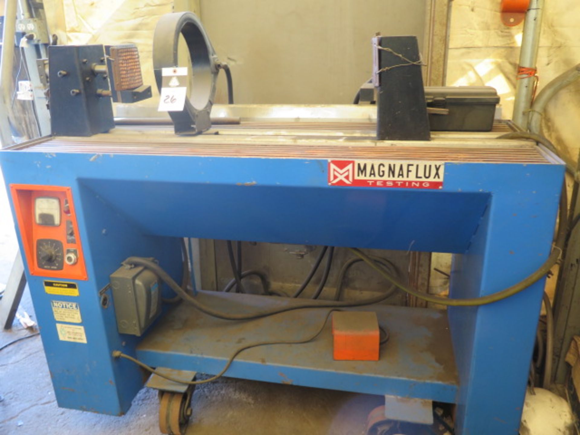 Magna-Flux mdl. MAG III Magnetic Particle Inspection Machine s/n 811042 w/ 10” Ring, SOLD AS IS - Image 2 of 11