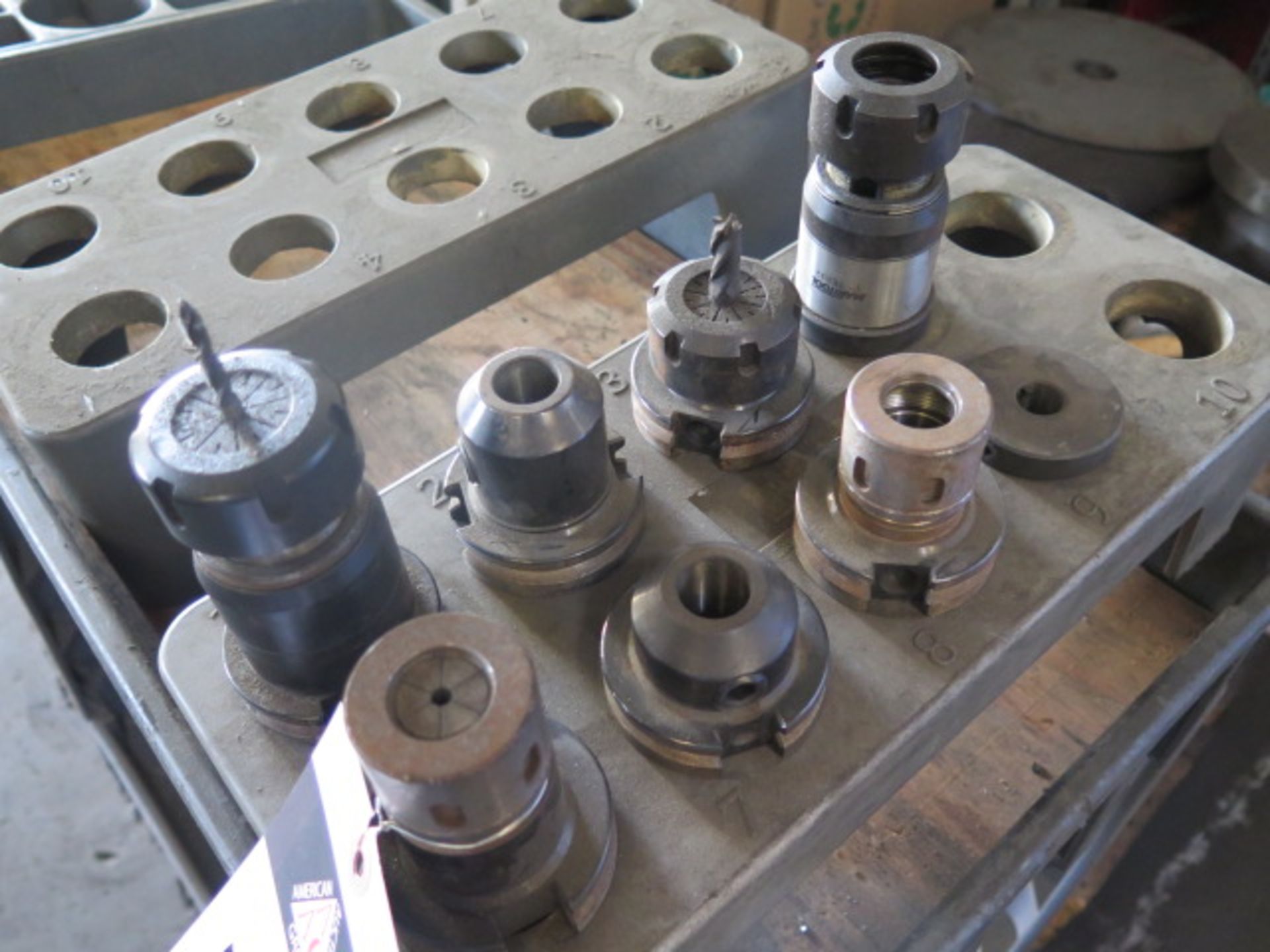 CAT-40 Taper Tooling (7) w/ Racks (SOLD AS-IS - NO WARRANTY) - Image 3 of 4