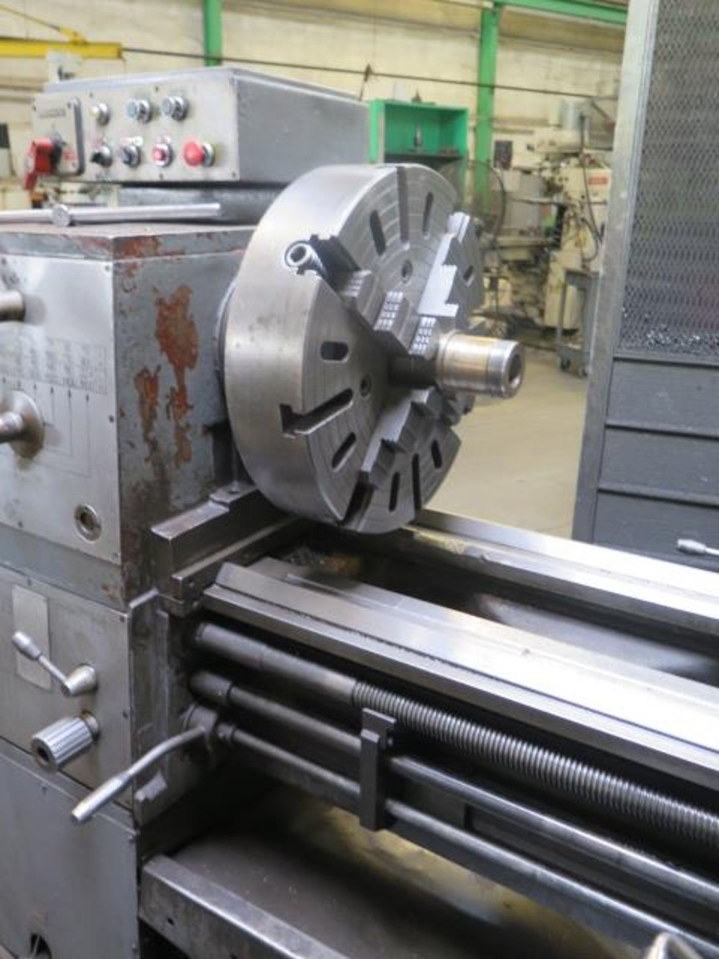 Polamco TUR-63 Big-Bore 25” x 120” Geared Head Gap Bed Lathe s/n 41189 w/ Mitutoyo DRO, SOLD AS IS - Image 5 of 14