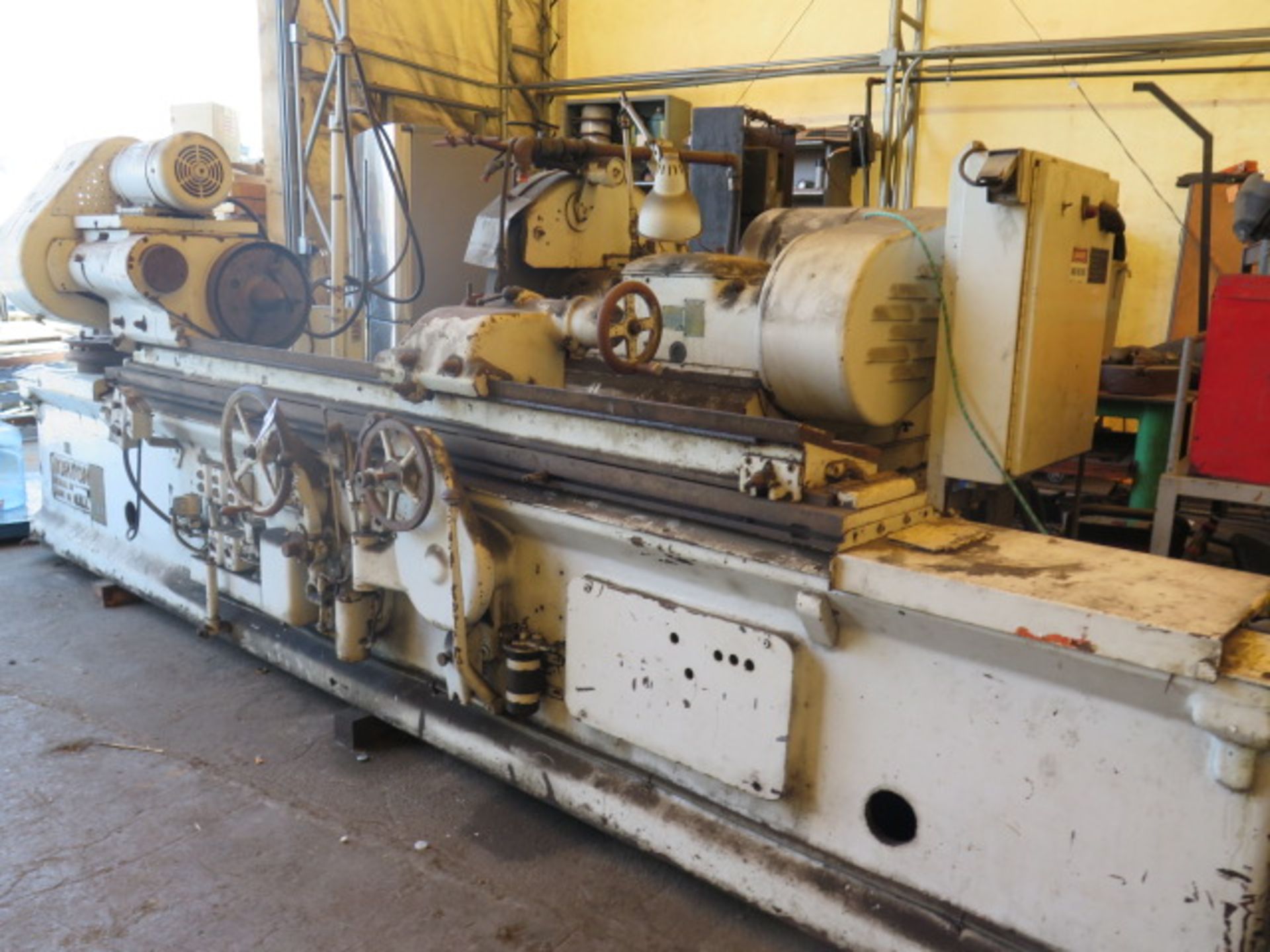 Norton 15” x 72” Cylindrical Grinder s/n 16877 w/ Motorized Work Head, 30” Wheel Cap, SOLD AS IS - Image 3 of 12