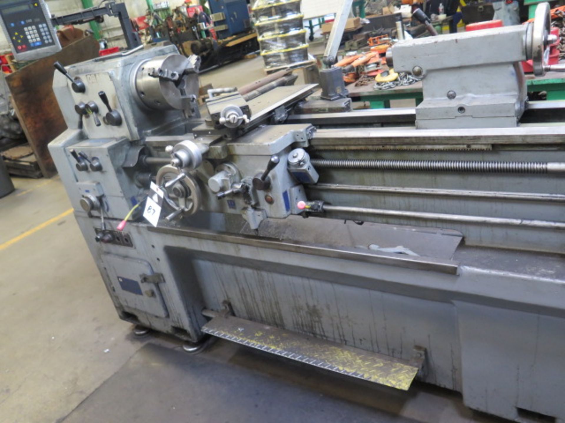 Osama 14” x 40” Geared Head Gap Bed Lathe s/n 80110 w/ Newall C80 Prog DRO, Inch/mm, SOLD AS IS - Image 3 of 13