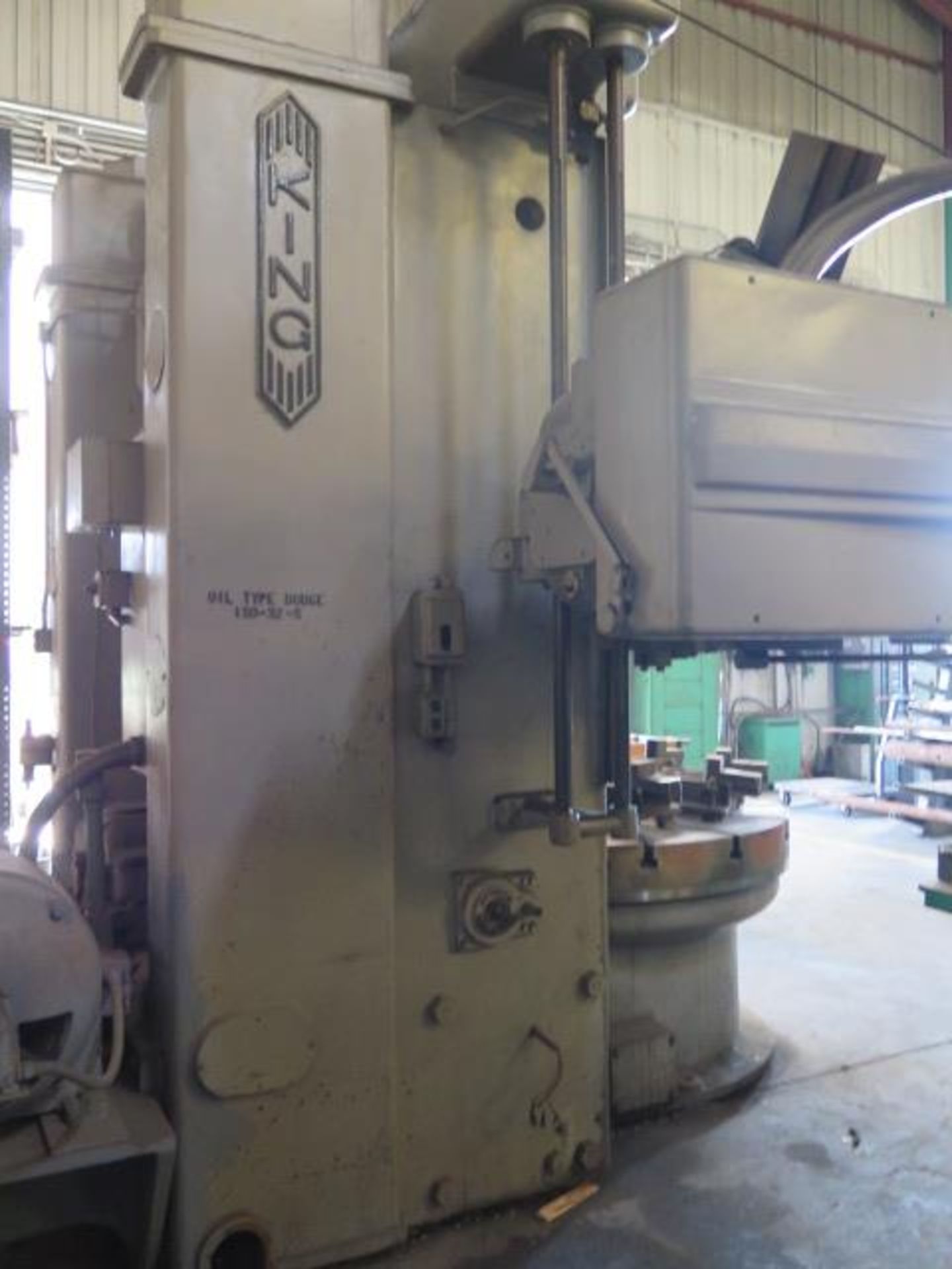 King 62” Vertical Boring Mill w/ 1.8-38.4 RPM, (2) Turning/Facing Heads, 69” Swing, SOLD AS IS - Image 14 of 15