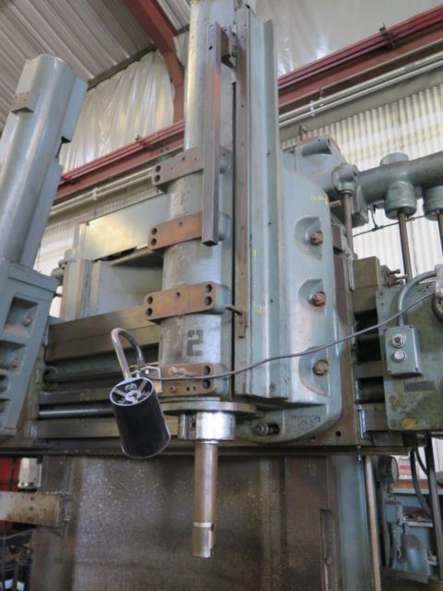 Bullard 54” Vertical Boring Mill w/ 4.3-160 RPM, 63” Swing, Hyd Tracer Head, SOLD AS IS - Image 8 of 17